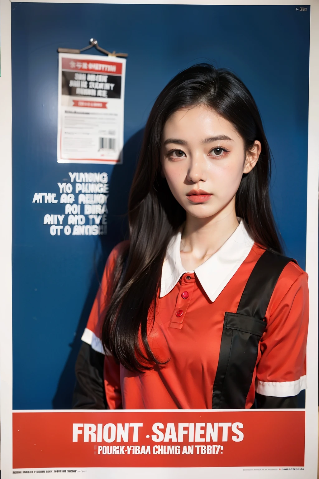 School，Campus safety，Logo，Propaganda poster