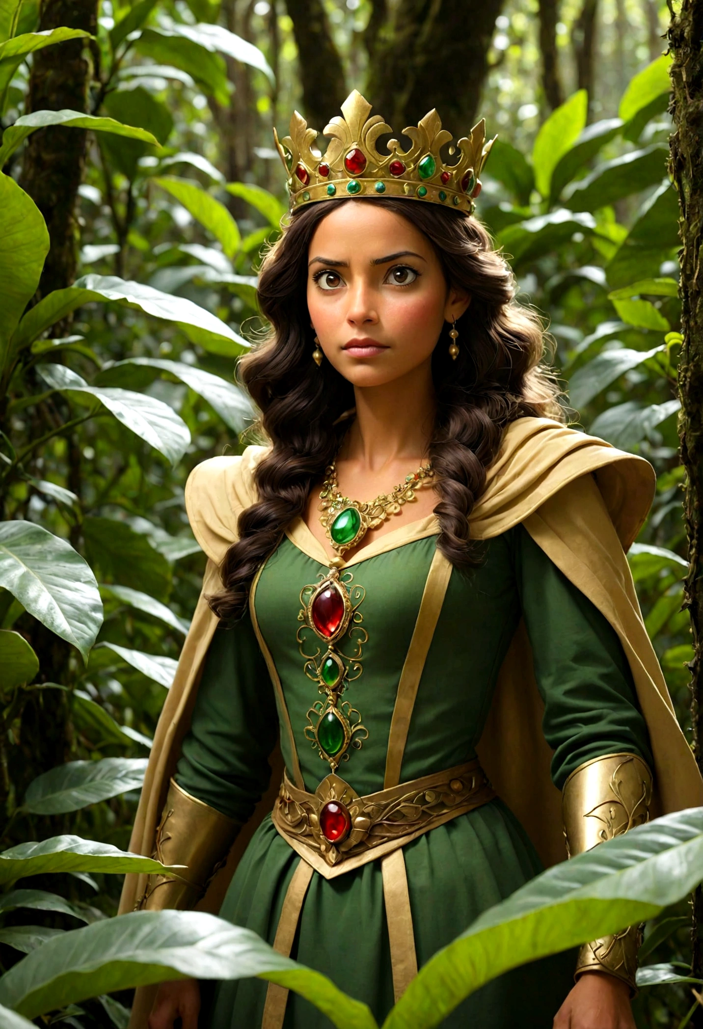 Era uma vez na Terra Encantada, a magical kingdom where all creatures lived in harmony with nature. In the heart of this kingdom, em um castelo brilhante e majestoso, vivia a Rainha Neide, conhecida por sua bondade e sabedoria. Ao seu lado estava sempre sua fiel amiga Aline, uma fada com asas cintilantes que irradiava alegria por onde passava. Um dia, durante um passeio pelos vastos campos do reino, Rainha Neide and Aline noticed something strange in the coffee plantations. As plantas pareciam murchas e enfraquecidas, algo que nunca tinham visto antes. Intrigadas e preocupadas, elas decidiram investigar mais de perto. As they approached the plantations, viram uma sombra misteriosa movendo-se entre os cafeeiros. A sombra parecia estar drenando a energia das plantas, deixando-as secas e sem vida. Sem saber o que fazer, Aline sugeriu que elas contassem ao Rei Gustavo, o esposo da Rainha Neide, conhecido por sua sabedoria e capacidade de resolver problemas complexos. "Neide, precisamos contar ao Rei Gustavo. He will know how to deal with it," disse Aline, with concern in his voice. "You're right, Aline. Vamos ao castelo imediatamente," respondeu a Rainha Neide, decidida. Chegando ao castelo, went straight to the throne room, where they met King Gustavo in a meeting with his advisors. Seeing the serious expression on Queen Neide's face, he interrupted the meeting and asked everyone to pay attention. "Meu querido, there's something strange happening on the coffee plantations. We need your help to find out what is causing this," explicou a Rainha Neide. O Rei Gustavo, always attentive to the needs of the kingdom, immediately summoned the best magicians and sages to investigate the phenomenon. Juntos, went to the plantation to examine every detail. After a full day of investigation, discovered that the mysterious shadow was a magical creature called the Shadow, that had been awakened by an imbalance in the kingdom. The Shadow was looking for a source of energy to