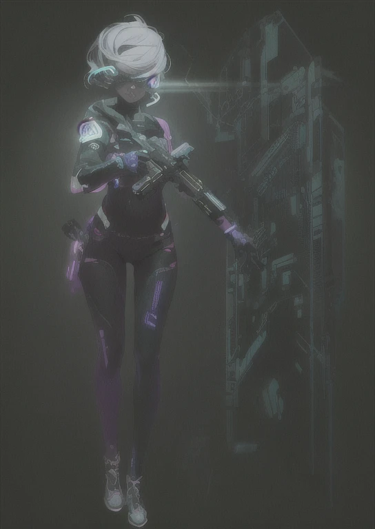 ((La mejor calidad)), ((obra maestra)), (muy detallado:1.3), ..............3D, Beautiful (cyberpunk:1.3) Mujer hacker, peinado corto,pelo corto, Volver al visor, cabello grueso, Terminal de ordenador operativo, Pantalla montada en la cabeza, computer server, Pantalla LCD, fiber optic cable, Logotipo de la empresa, HDR (High Dymanic Range), Trazado de rayos, NVIDIA RTX, Super resolution, Irreal 5, Subsoil Scatter, Textura PBR, Post-procesamiento, Anisotropic filtering, profundidad de campo, maximum sharpness and sharpness, Texturas multicapa, Albedo y Highlight Maps, Sombreado de superficies, Accurate simulation of light-material interactions, proporciones perfectas, Renderizado de octanaje, duotone lighting, ISO bajo, balance de blancos, Regla de los tercios, amplia apertura, 8K RAW, efficient sub-pixels, sub-pixel convolution, glow particles, dynamic pose