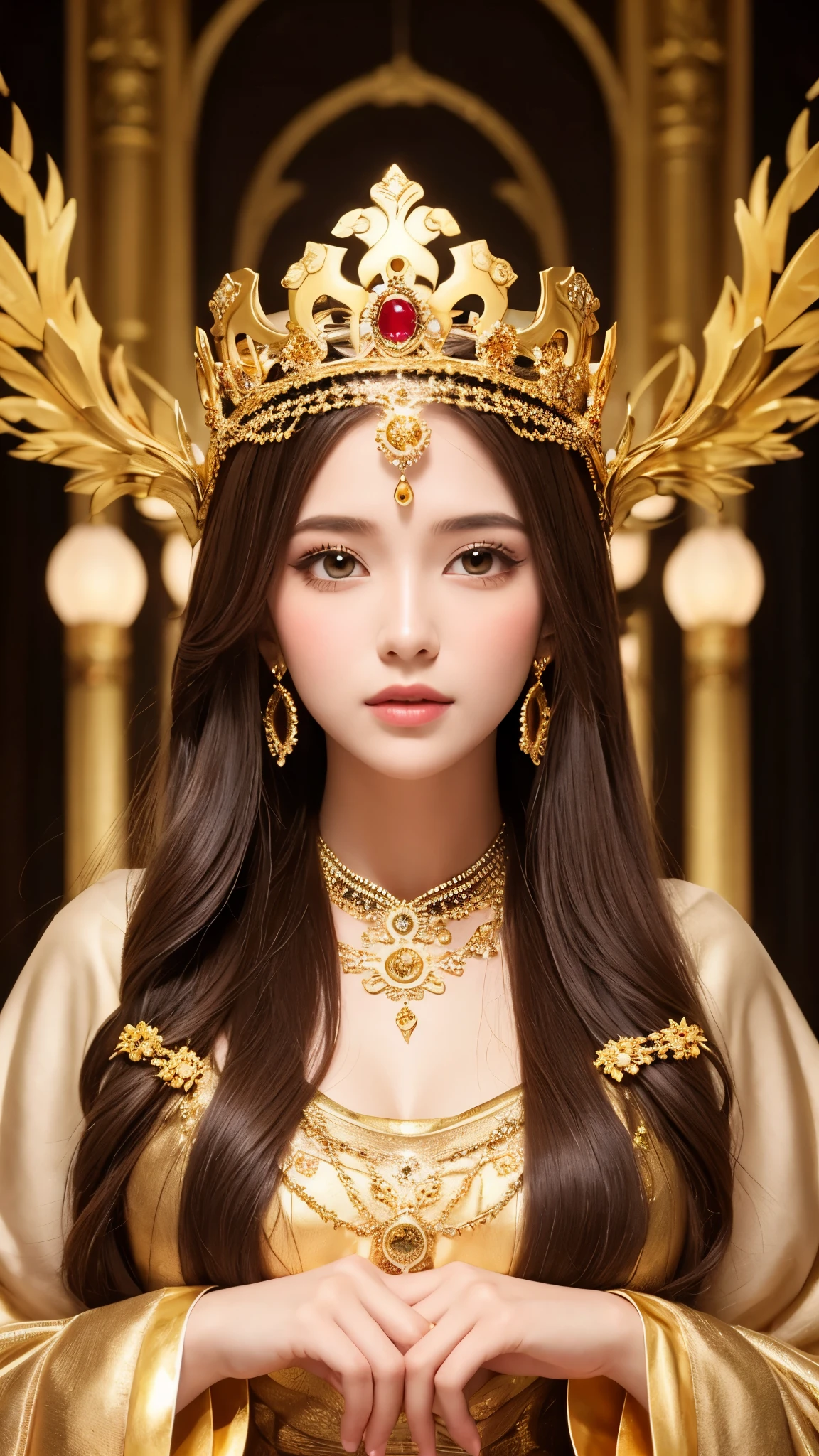 Goddess gold gorgeous crown