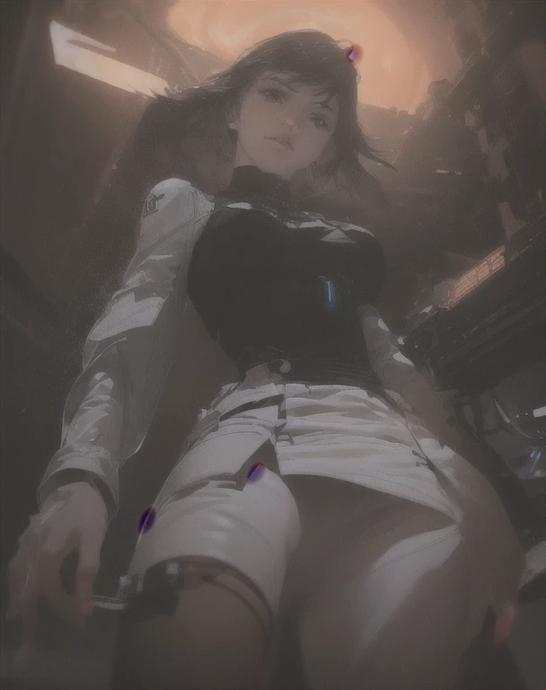 ((La mejor calidad)), ((obra maestra)), (muy detallado:1.3), ..............3D, Beautiful (cyberpunk:1.3) Mujer hacker, peinado corto,pelo corto, Volver al visor, cabello grueso, Terminal de ordenador operativo, Pantalla montada en la cabeza, computer server, Pantalla LCD, fiber optic cable, Logotipo de la empresa, HDR (High Dymanic Range), Trazado de rayos, NVIDIA RTX, Super resolution, Irreal 5, Subsoil Scatter, Textura PBR, Post-procesamiento, Anisotropic filtering, profundidad de campo, maximum sharpness and sharpness, Texturas multicapa, Albedo y Highlight Maps, Sombreado de superficies, Accurate simulation of light-material interactions, proporciones perfectas, Renderizado de octanaje, duotone lighting, ISO bajo, balance de blancos, Regla de los tercios, amplia apertura, 8K RAW, efficient sub-pixels, sub-pixel convolution, glow particles, dynamic pose