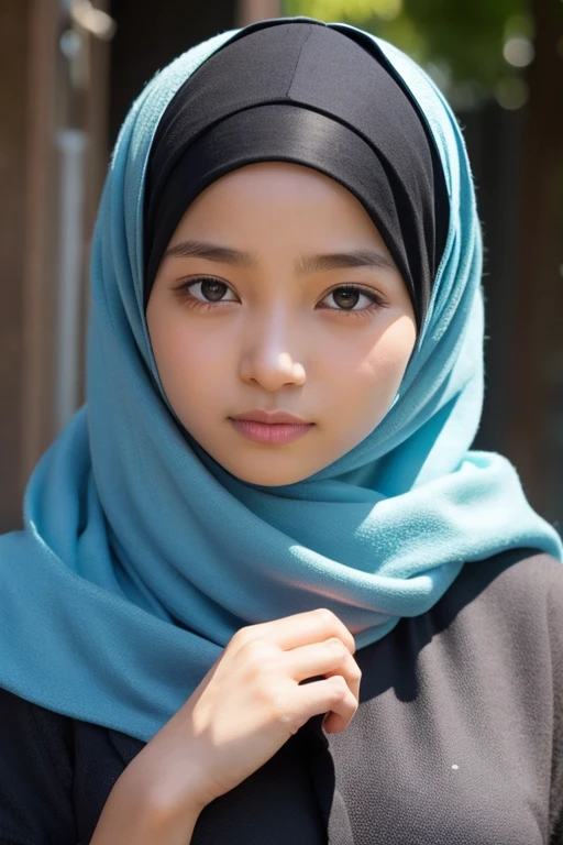 Negroid、female、Hijab