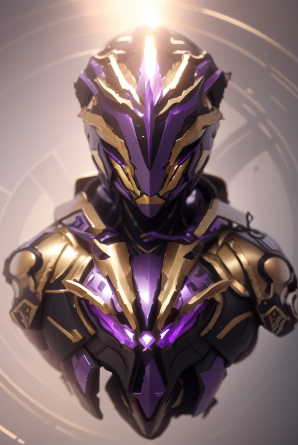 The color changes to purple and gold,Some purple and gold(Ensure its layering and armor texture,Purple is the main color,Add some gold for decoration,Gold and purple should have a symbiotic feeling)