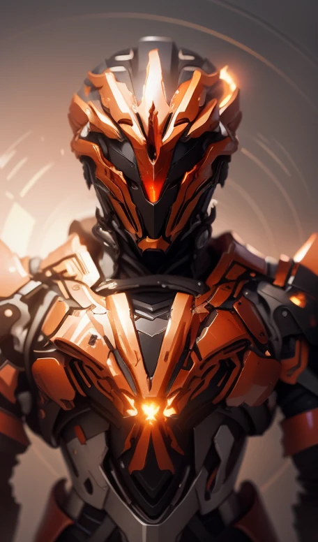 The color changes to red and amber，Some red and amber（Ensure its layering and armor texture，Red is the main color，Add some gold for decoration）