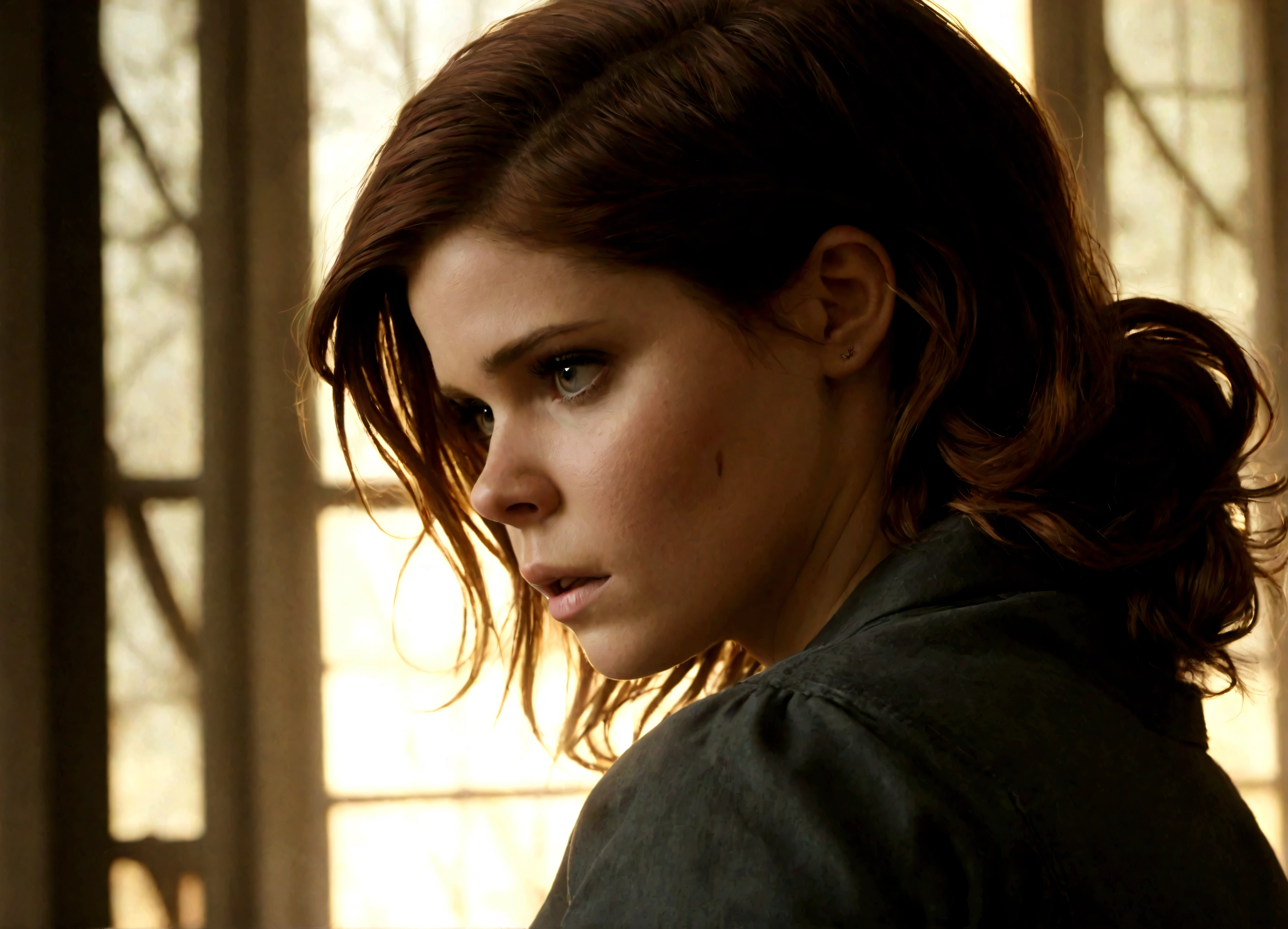 (Haunting lovely Kate Mara) (Depressed Man)Another sun sets down behind me Another day comes crashing in There's a whispering wind that's blowing There's a storm that's closing in I can hear the trains, they're rolling To a place I've never been And I can feel her breath beside me With an empty glass of gin As the darkness settles in I can hear her voice again I can hear your voice again Waiting for someone to save me But everyone just runs away Waiting for someone to change me But no one ever comes I'm breaking down the walls that cage me But nothing ever falls in place Waiting for the end to take me Blinded by the sun All the ghosts that live inside me Always waiting in the wind I can see through my reflection What I've become and what I've been You see, your Heaven doesn't want me And your Hell won't let me in It's like I'm holding all the aces But I know I'll never win Waiting for someone to save me But everyone just runs away Waiting for someone to change me But no one ever comes I'm breaking down the walls that cage me But nothing ever falls in place Waiting for the end to take me Blinded by the sun You can take it away, tear it all down Spit in my face, pushed to the ground Look what I've become I've fallen from grace, bloodied and bound Taking up space, lost and I'm found Look what I've become I can hear the snakes, they're winding Singing songs of pain and sin There's an anger overflowing From this empty glass of gin As the darkness settles in And the darkness settles in Waiting for someone to save me But everyone just runs away Waiting for someone to change me But no one ever comes I'm breaking down the walls that cage me But nothing ever falls in place Waiting for the end to take me Blinded by the sun And the darkness settles in (You can take it away) And the darkness settles in (You can take it away) As the darkness settles in