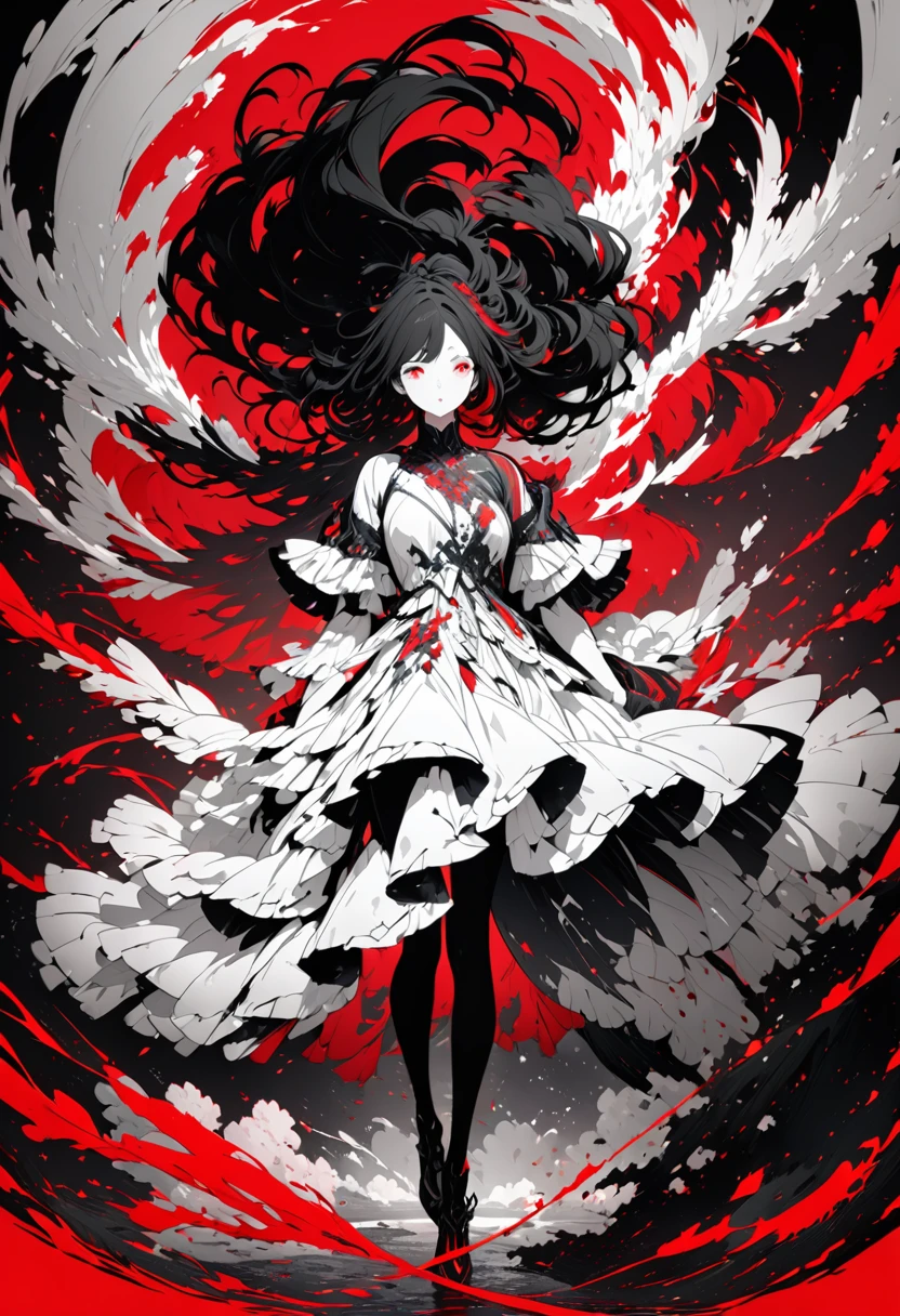 (masterpiece:1.5),(highest quality:1.5),High resolution,Very detailed,(Low contrast:1.1),Full body photo,.Official Art,Red background,Flat Color,Partially colored,{Person 5},.|Key Visual| complicated| Very detailed| Breathtaking beauty| Digital Line Art| Vibrant|,.Aesthetic painting,.