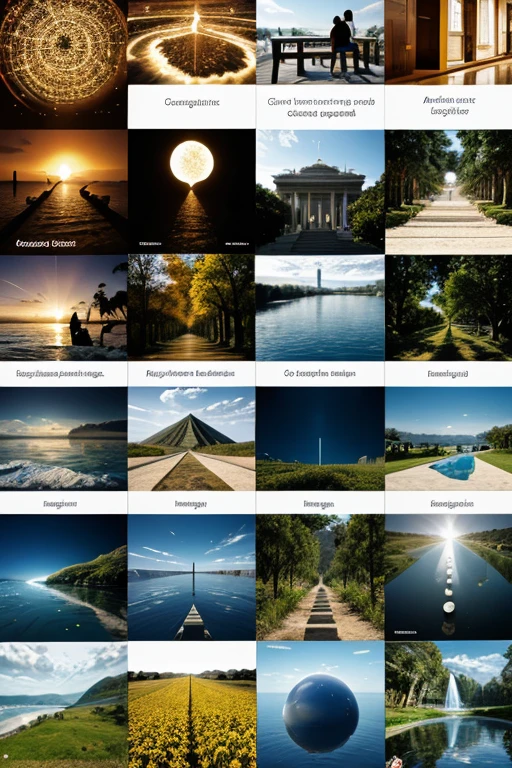 generates images for a collage about the definition of research
