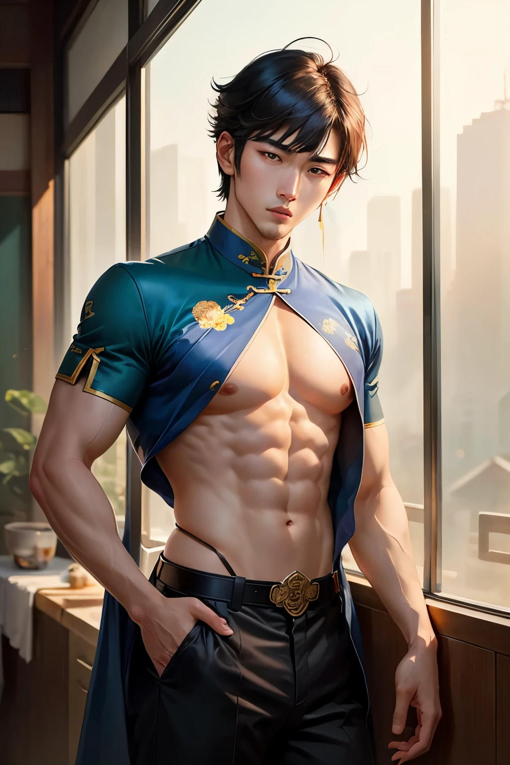 The male protagonist of Chinese comics is handsome and graceful, Yushu Linfeng
