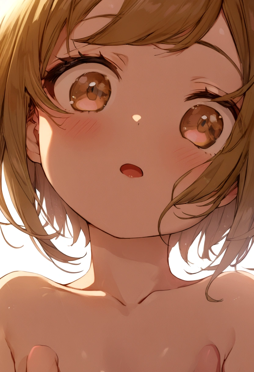 1 girl, loli, naked,
