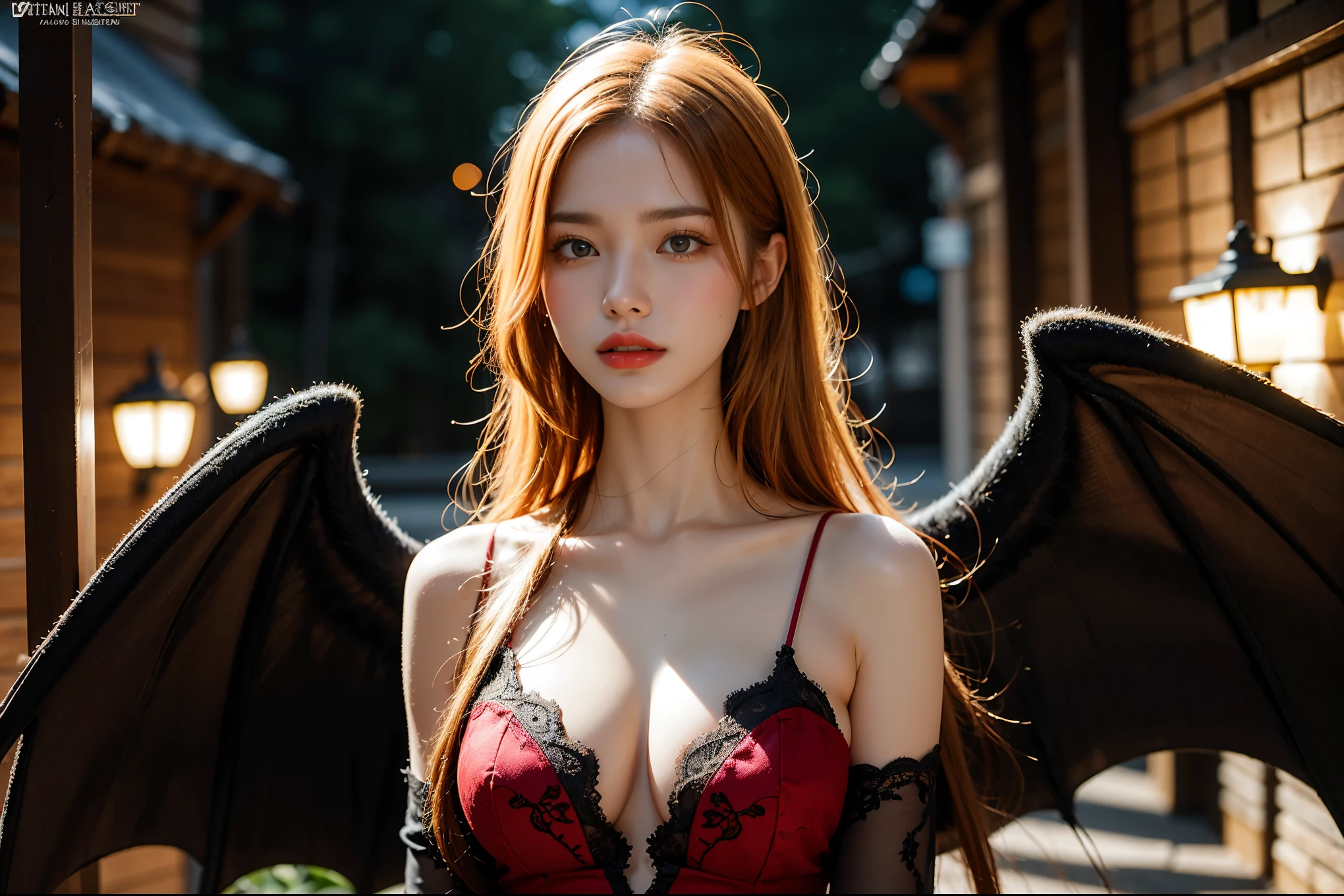blush, sweat,face focus,no background,
face focus,portrait, ultra detailed gorgeous, A Gorgeous flowing long blond hair, a fierce vampire woman in the night, standing with all her might wings outstretched , blush, sweat,no background, Elegant, black and red dress,beautiful face, stylish, red eyes,
Cinematic Lighting, This contrast between the fantastical character and the more bold color scheme and elements gives the piece an intriguing narrative quality. painted realism, photorealistic, 8k, fantasy digital art, HDR, UHD.