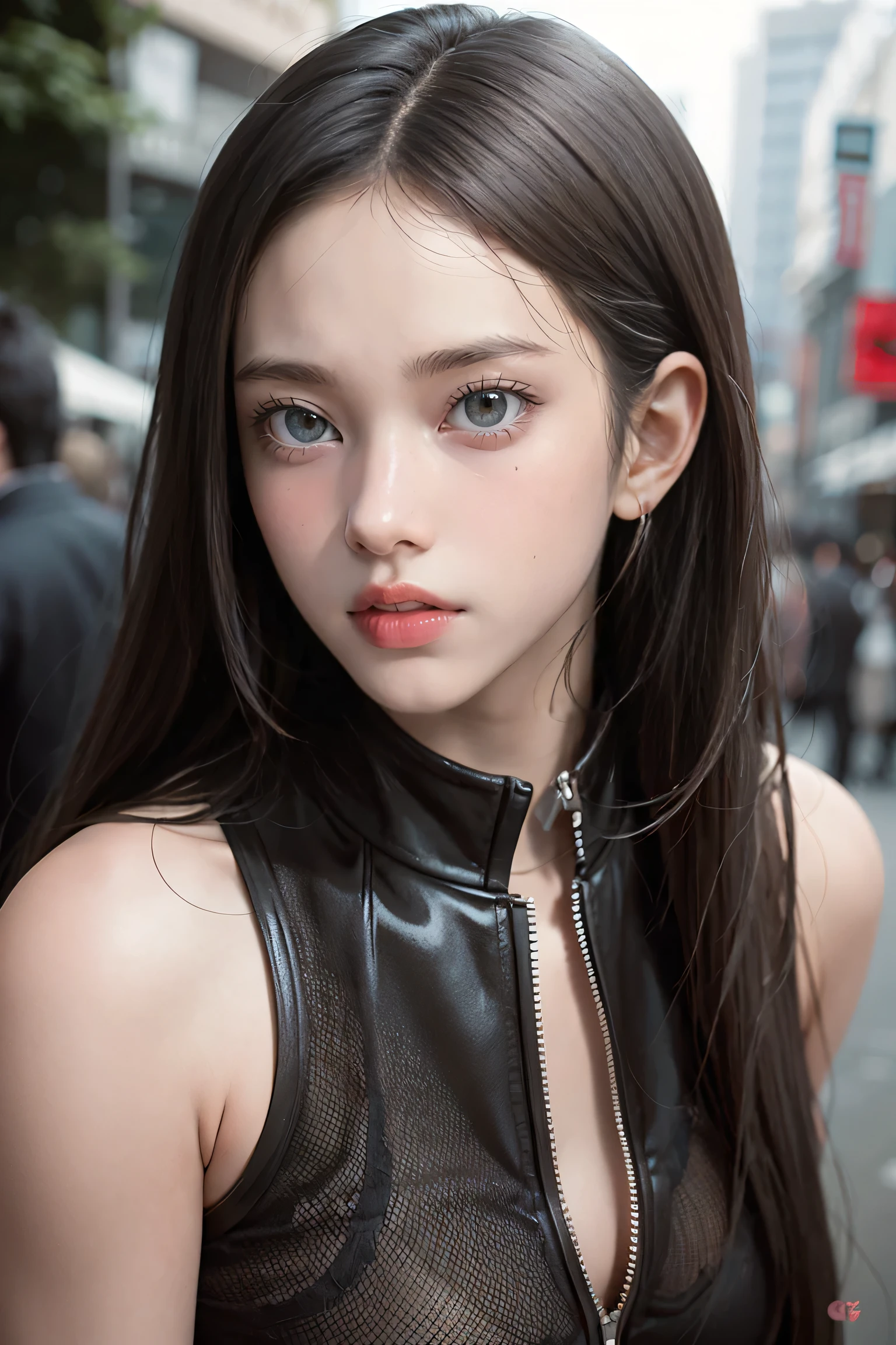 (((nsfw:0.9)))，Large Breasts，Small waist，(Sexy body)，Rainy night,city,Beautiful woman with gal make-up wearing a sports suit on the busy street of Gintama, Surrounded by sellers, Beautiful portrait of a stunning goddess girl, Beautifully detailed face, Porcelain-like skin, Full Body Shot, Centered, Super soft lighting, Symmetric, complicated, elegant, Very detailed, Realistic, Art Station, Concept Art, Smooth, Imagined by Greg Rutkowski and Boris Vallejo, cover, Trendy style