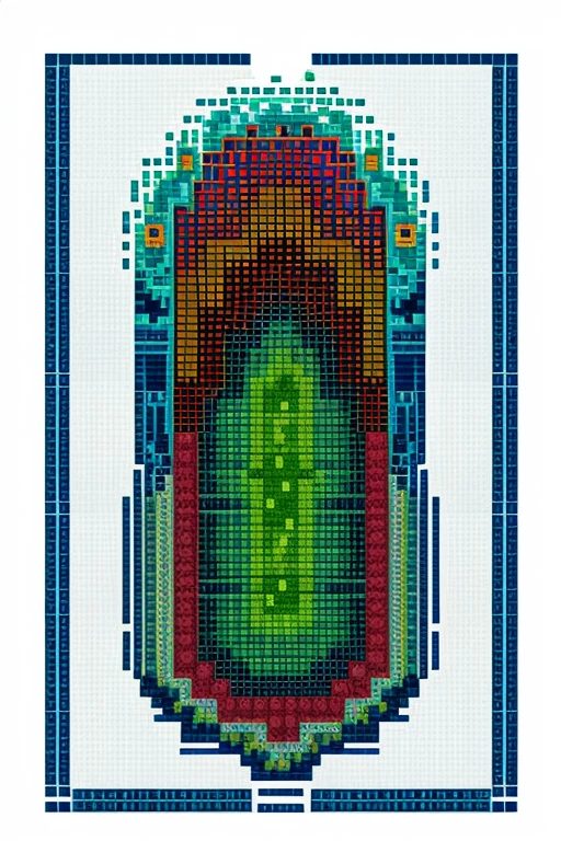 pixel art of a bacteria