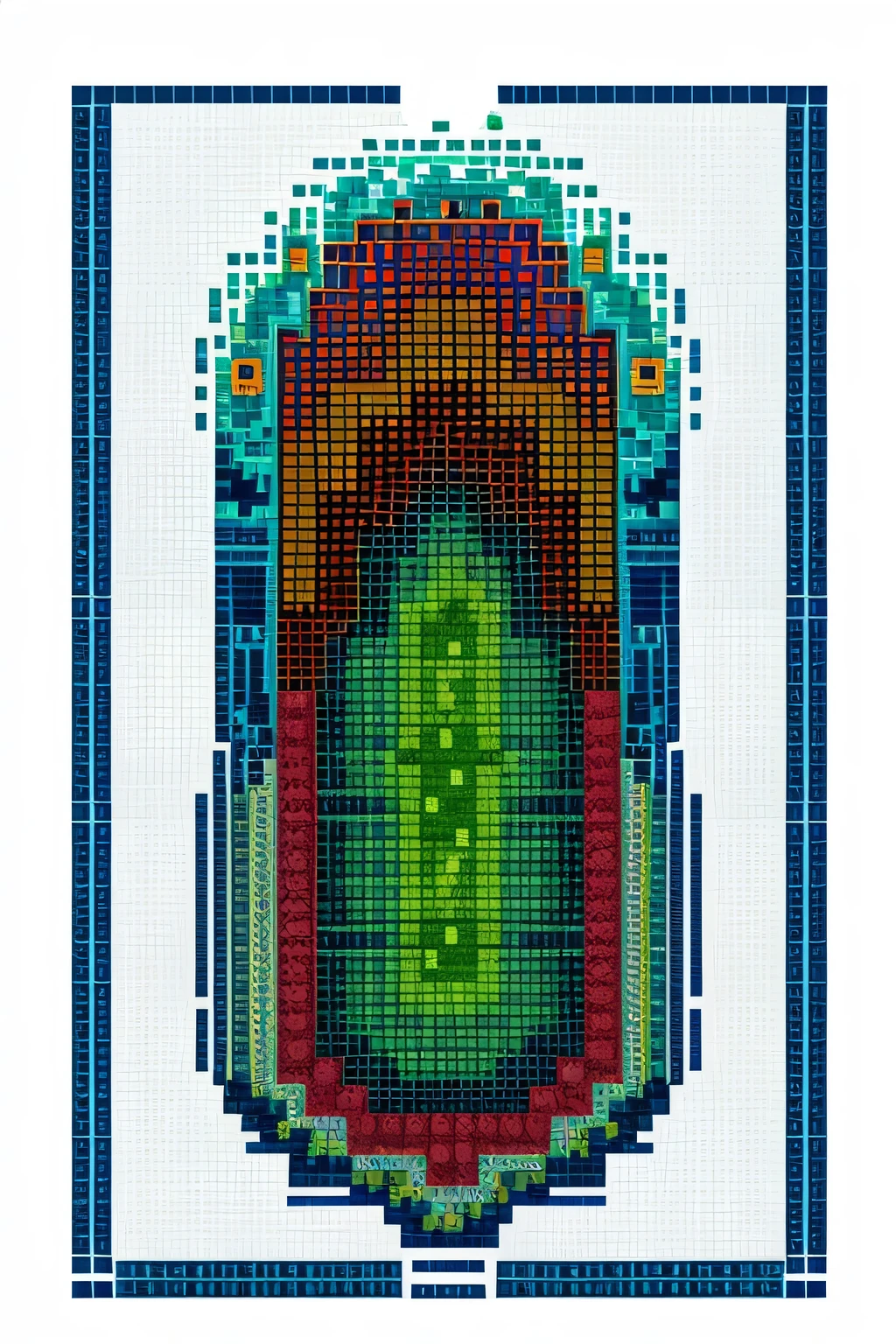 pixel art of a bacteria 