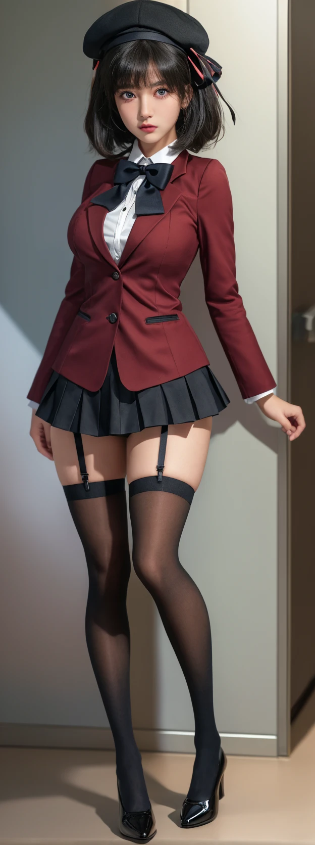 ((s Office)), sitting on office chair, Secretary, Panties with lace, Clothes are sheer, Smiling smile, (The FW), 1womanl, 独奏, 24 year old, 7headed body, (Ideal ratio body proportions), (Composition from head to thigh), erectile nipple, Sexy body, Wet, short-hair, A dark-haired, small tits, A slender, Small buttocks, beauty legs, Skinny Legs, surrealism, Cinematic lighting, depth of fields, One-person viewpoint, F/1.8, 135 mm, nffsw, masutepiece, ccurate, ((Anatomically correct)), Textured skin, Super Detail, high details, High quality, awardwinning, Best Quality, hight resolution, 8K