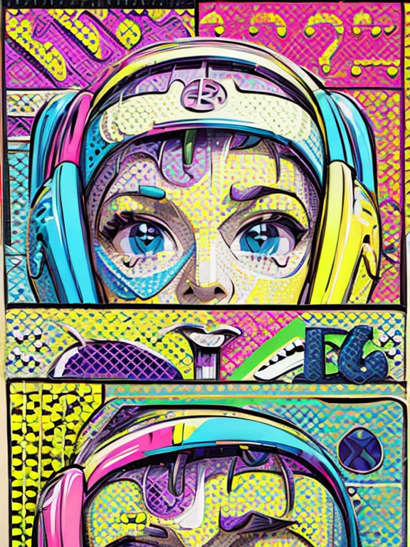 8k, (Pop art:1.8)