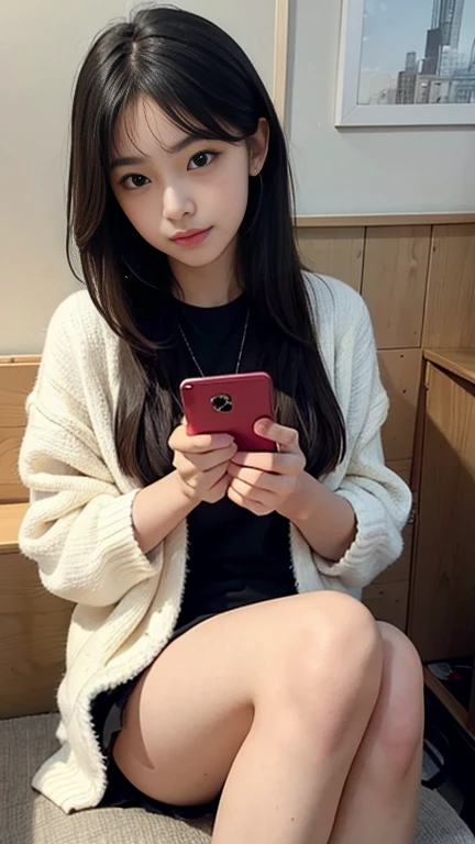 Beautiful girl with ruby.