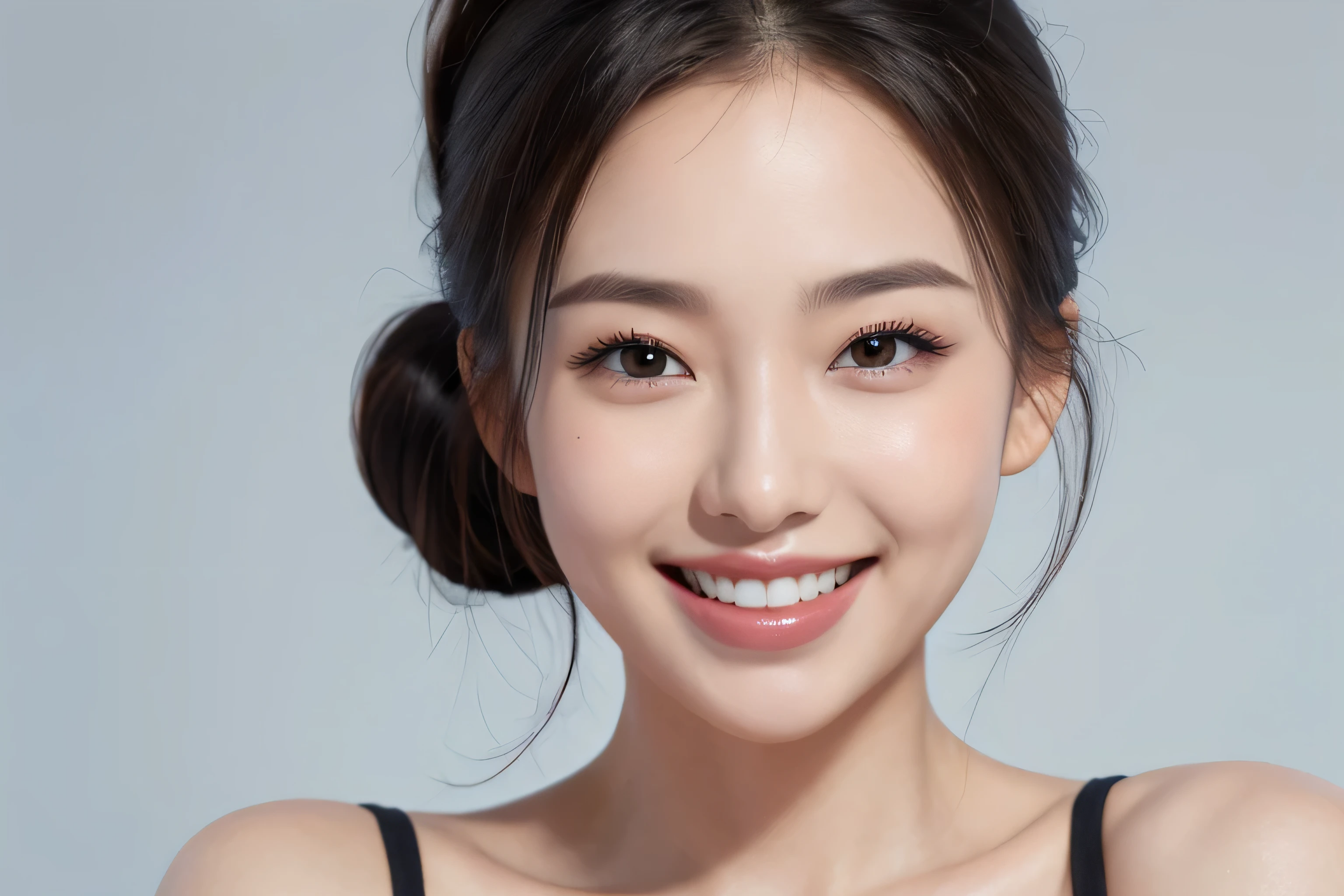 teeth, Beauty, Mouth up, smile, high resolution, True Face, Hair Up, 4K Real