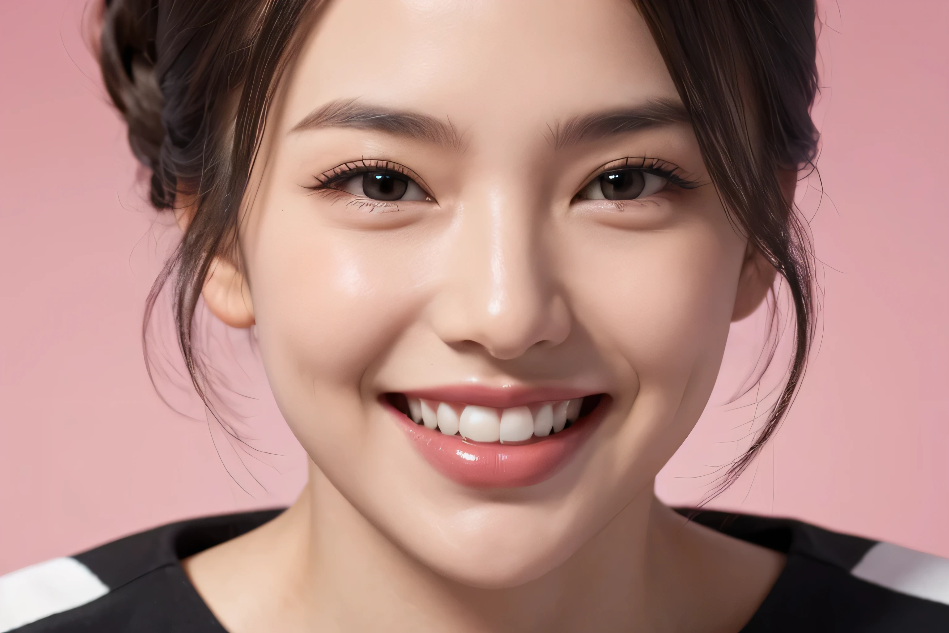 teeth, Beauty, Mouth up, smile, high resolution, True Face, Hair Up, 4K Real