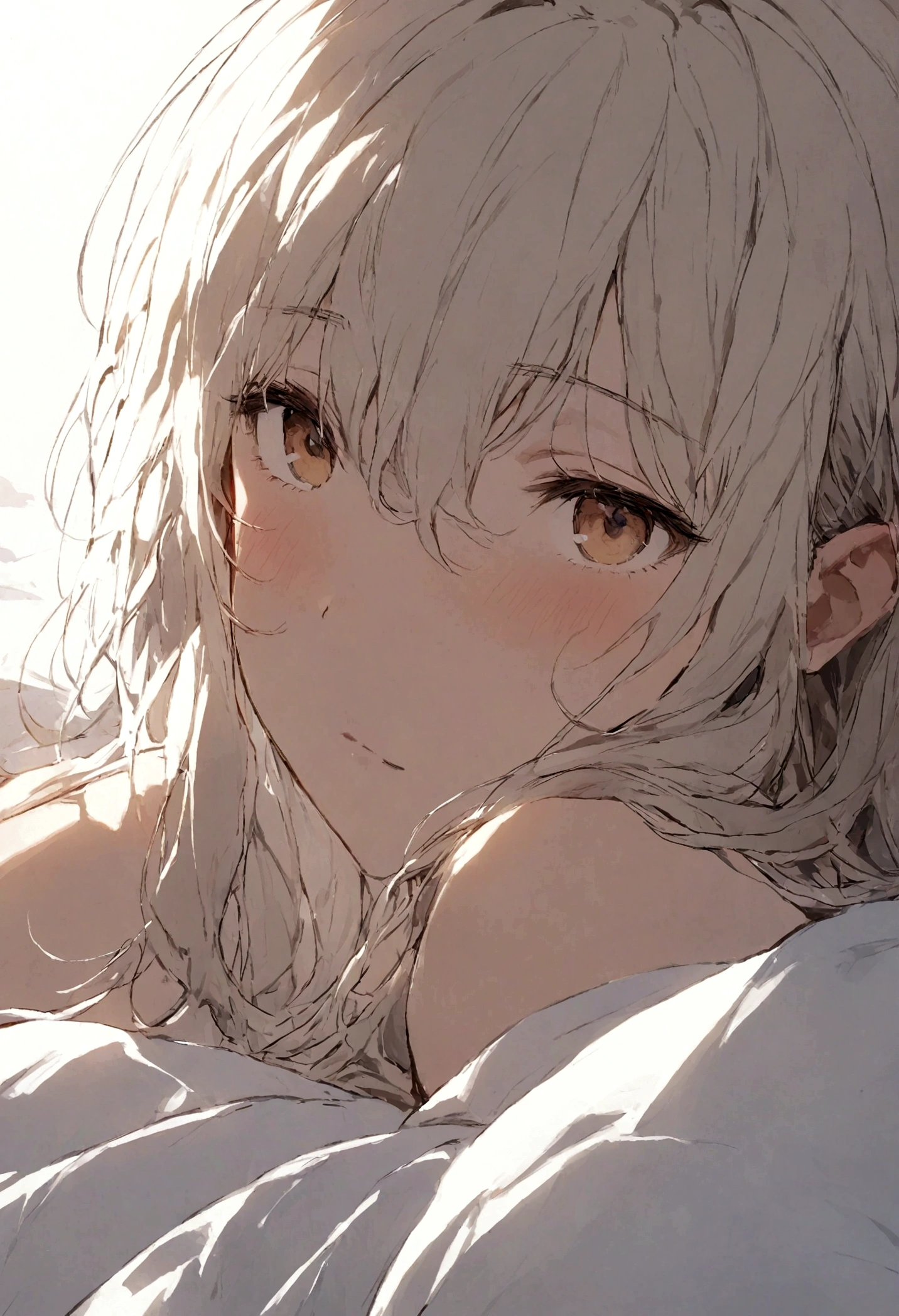 A bed,close up