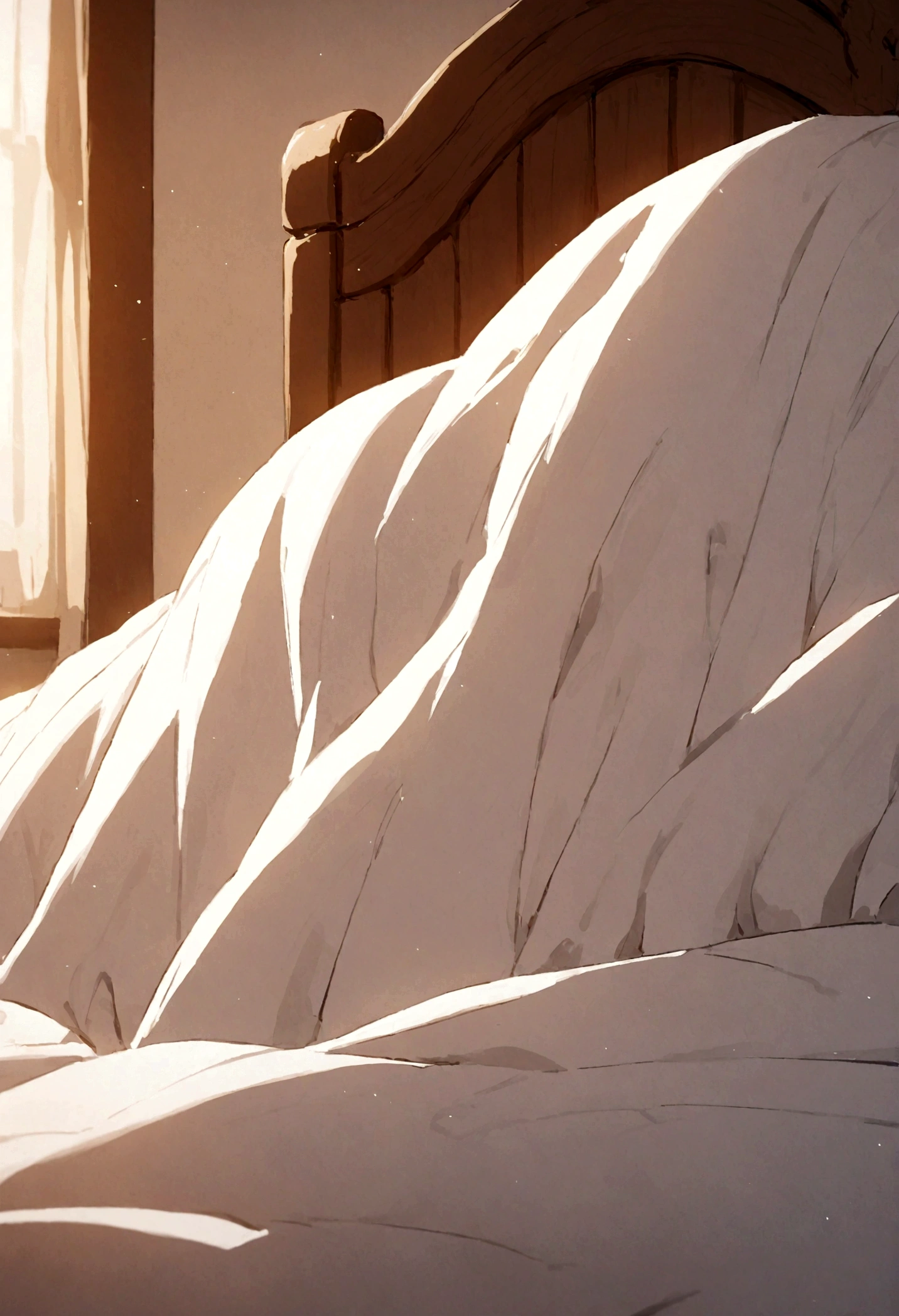 A bed,close up