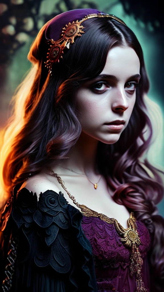 1girl, cthulhu mythos, lovecraft, detailed eldritch horror, dark fantasy, gothic, cinematic lighting, moody atmosphere, eerie, unsettling, otherworldly, (best quality,4k,8k,highres,masterpiece:1.2),ultra-detailed,(realistic,photorealistic,photo-realistic:1.37),dark colors,dramatic shadows,dramatic lighting,chiaroscuro,muted colors,somber,gloomy,haunting,mystical,occult,esoteric,arcane,enigmatic