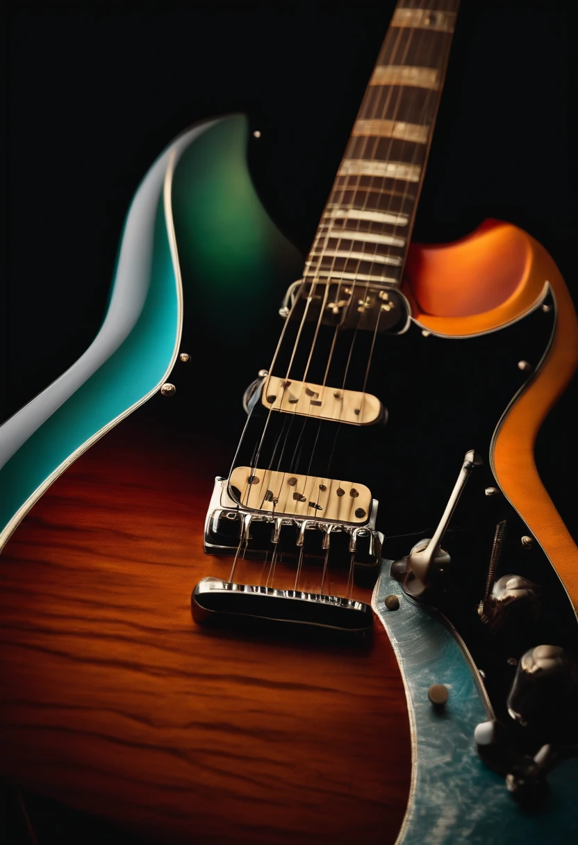 Guitarra oscura tetrica
