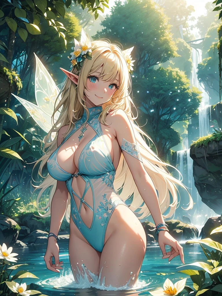 最high quality、1 woman elf 、Swimming underwater、zentangle,Bathing、In the water、Swimming、CourtyardShining fairy wings、NP: Worst quality ,Flower fractal art Wet、Being in the water、See-through swimsuit、Beautiful shot, radiance,High-definition depiction, Realistic, 8k, Unity, Wide Shot, light smile, Beautifully and vividly drawn, , Beautiful, beautiful, clear skin、y see-through swim suitSwimsuit,Countless rays of light pouring down, Swirling Light, big background, Raise one arm above your head, Intense light is emitted from the magic circle in front of the girl. forest、Lots of leaves、Green leaves、flower、Particles of light、
Romanticism,Cowboy Shot: The most beautiful form of chaos, Mr..々color, Intertwined flowers, Particle,magical gentle light,smile,sexmage quality、masterpiece、Beautiful Face、Super beautiful elf woman((Big breastyear old office lady、Nipples、Bustautiful long ironed hair 、Blonde hair,height: 165cm。、sexy、Esbian、、high qity、Visual art、Written boundary depth、、Elf Ears、、universe、Happy smile、Gentle light、elegant、ticker beautiful decorative、、magic、Beautiful bed、Beautiful Landscape、A kind smile、wonderful、Fluttering petals、Dance happily、、Cultivate fantasy、、Mystery light Lots of flowers、、art、forest, palace, art,mystery,Ultra-high resolution,atmosphere