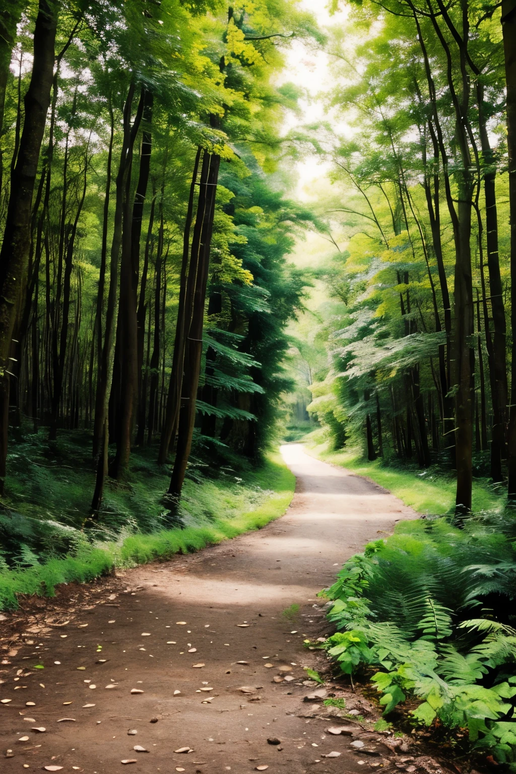 Change background the beautiful flower and forest 
