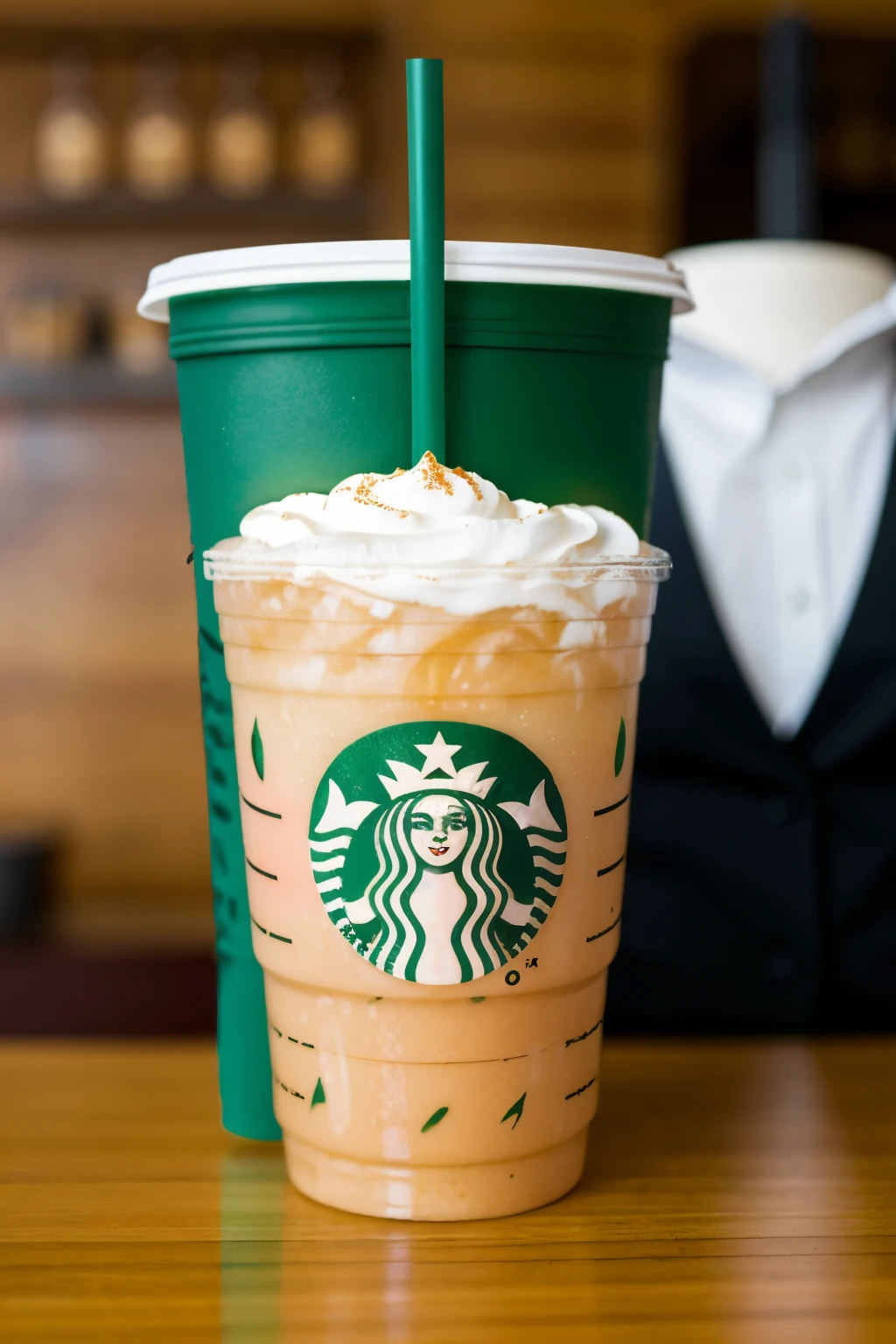 Bebida de starbucks para realizar un banner
