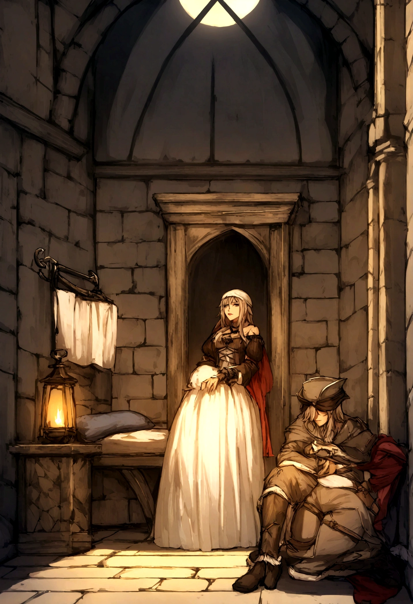 quarto medieval,quarto,Estilo industrial,a noite