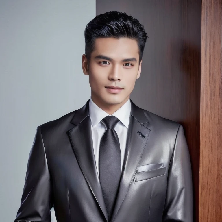 Aaraf man in a suit and tie stood in front of the door., wear a suitสีดําเทา, wear a suitธุรกิจ, A well-maintained model, wear a suitธุรกิจ, wear a suitสีเทาเข้ม, wear a suitแฟชั่น, elegant suit, wear a suit, wear a suitผู้ชายที่มีสไตล์, wear a suitสีดำ, wear a suitธุรกิจสีดำ, โดยwear a suitธุรกิจ