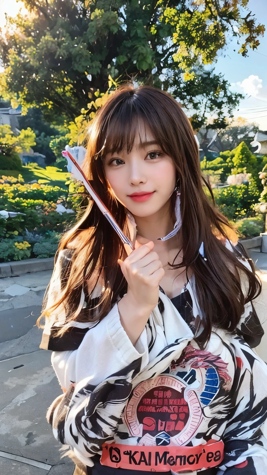 (​masterpiece:1.3), (8K, Photorealsitic, Raw photography, Top image quality: 1.4), Japan high school girls、(Random hairstyles:1.2)、cleavage of the breast:1.2、Super Detail Face、Eye of Detail、double eyelid、Bring your chest together、sharp focus:1.2、prety woman:1.4、light brown hair、top-quality、​masterpiece、超A high resolution、(Photorealsitic:1.4)、Highly detailed and professional lighting smile、Loose and light knitwear、Shoulder out、slender、serious facial expression、short-haired、Fatal position