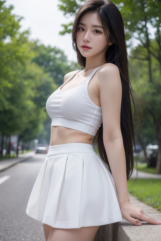 Highly detailed CG Unity 8k wallpaper、highest quality、Ultra-detailed、masterpiece、Realistic、Photo realistic、Highly detailed cute girl、20-year-old、((Roll up the skirt yourself)))、(Lift it yourself)、Wearing panties、Panty Focus、blush、Lips parted、Looking at the audience、Semi Body Shot、(A large number of people)、(On the streets of Tokyo)、(((Show your pubic area excitedly )))