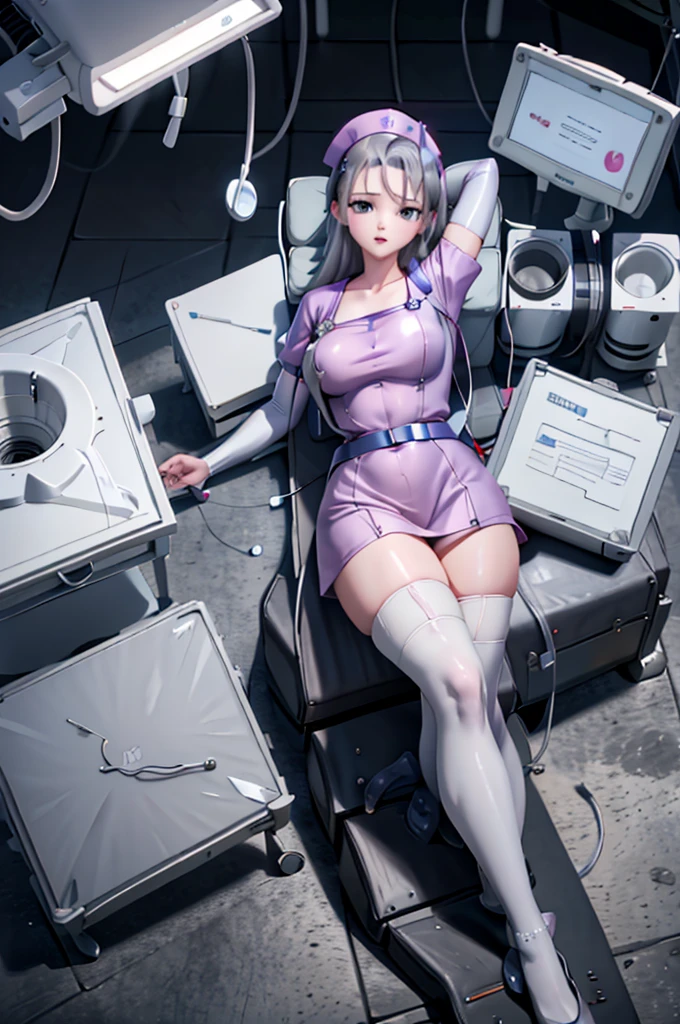 nurse uniform,hospital, latex nurse suit,nurses,busty,elbow gloves,labcoat,grey hair woman,grey eyes , gigantic ,medical instruments,asian nurse,two nurses,speculum,examination room,oversize ,big ass ,strap on, lay on table ,legs spreaded,giving birth,gyno chair , dentist,Milf,latex,pink uniform,oversize breasts