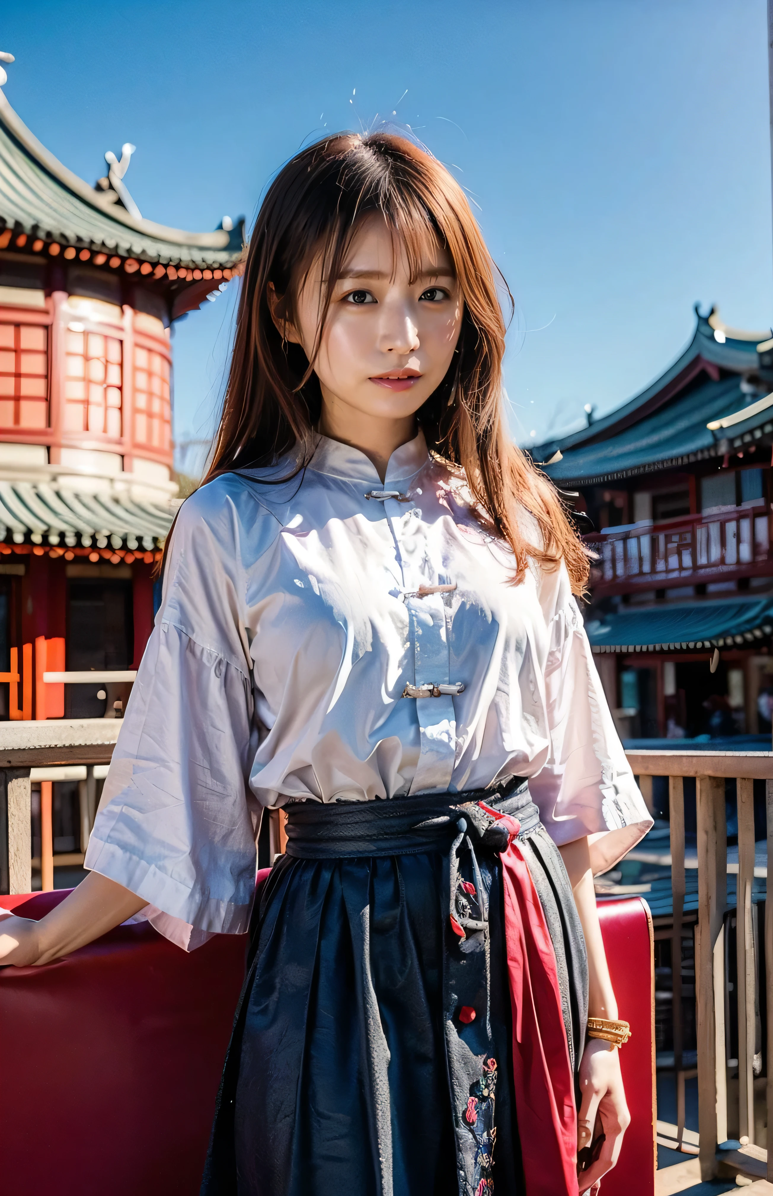 The sky turns red、China's steep mountains々I can see、((hair ornaments:1.5)).A gorgeous gold embroidered Chinese dress、hair ornaments、Tie your hair elegantly、Gorgeous silk cheongsam、((Standing on a boat and posing sexy、Luxurious and shiny wine red Chinese dress with embroidered long skirt:1.4)).A luxurious and shiny silk cheongsam、A luxurious navy blue cheongsam with embroidery、Woman standing on a boat、Light brown hair、Elegant hairstyle、Blue Eyed Woman、A woman with a cute upward gaze、When the sky gets dark、The gentle light of the ship shines、The sky turns red as the sun sets、I can see your body lines in tight clothes、、Elegant navy blue summer knit、Elegant black summer sweater、Short skirt、Dress elegantly着こなす、Luxury Bagedium Shorthair:1.4))、Skyscrapers seen across the sea、Manhattan 私sland is visible offshore、Woman on a sightseeing boat、、The sun shines on her、Light brown hair、Light brown hair、The sky was dyed red、There are clouds、private's cute、An elegantly dressed woman is sitting on a boat and watching the sunset、Her ample breasts are obvious even through her clothes..、The shining sun is so beautiful、Dusk is approaching、Lens flare、I can see the sunset、((Sunlight reflecting off the ocean、Ocean View、The sun shines on the sea、'beautiful.、Small earrings、private'evening、Birds are also flying、、Brown Hair Color、Tying up hair、The woman is on the right:1.4))、Luxury Leather Belts、Shiny clothes、Light beige hair color、Background Blur、Braid only the front hair、Light brown hair、{{Cowgirl Shot}}、((Close-up shot from the waist up、Ample breasts:1.4))、Smile、Silk clothing、Ample breasts that can be seen even through clothes、Braid only the front hair、Cowboy Shot、Gorgeous white collared silk shirt and brown skirt、Dress elegantly、Luxury Bags、A lovely smile、((Ample breasts))、Full body photo、ring、Short skirt、Tuck your hair behind one ear、Silver Necklace、smile、 Elegant ponytail、Caustics、Highly detailed photos、Very beautiful and ideal short hair、Super no makeup、(8k、RAW Photos、highest quality、masterpiece:1.2)、(Realistic、Realistic)、1 girl、((Medium Short Hair、Looking into the camera:1.4))、Hair blowing in the wind