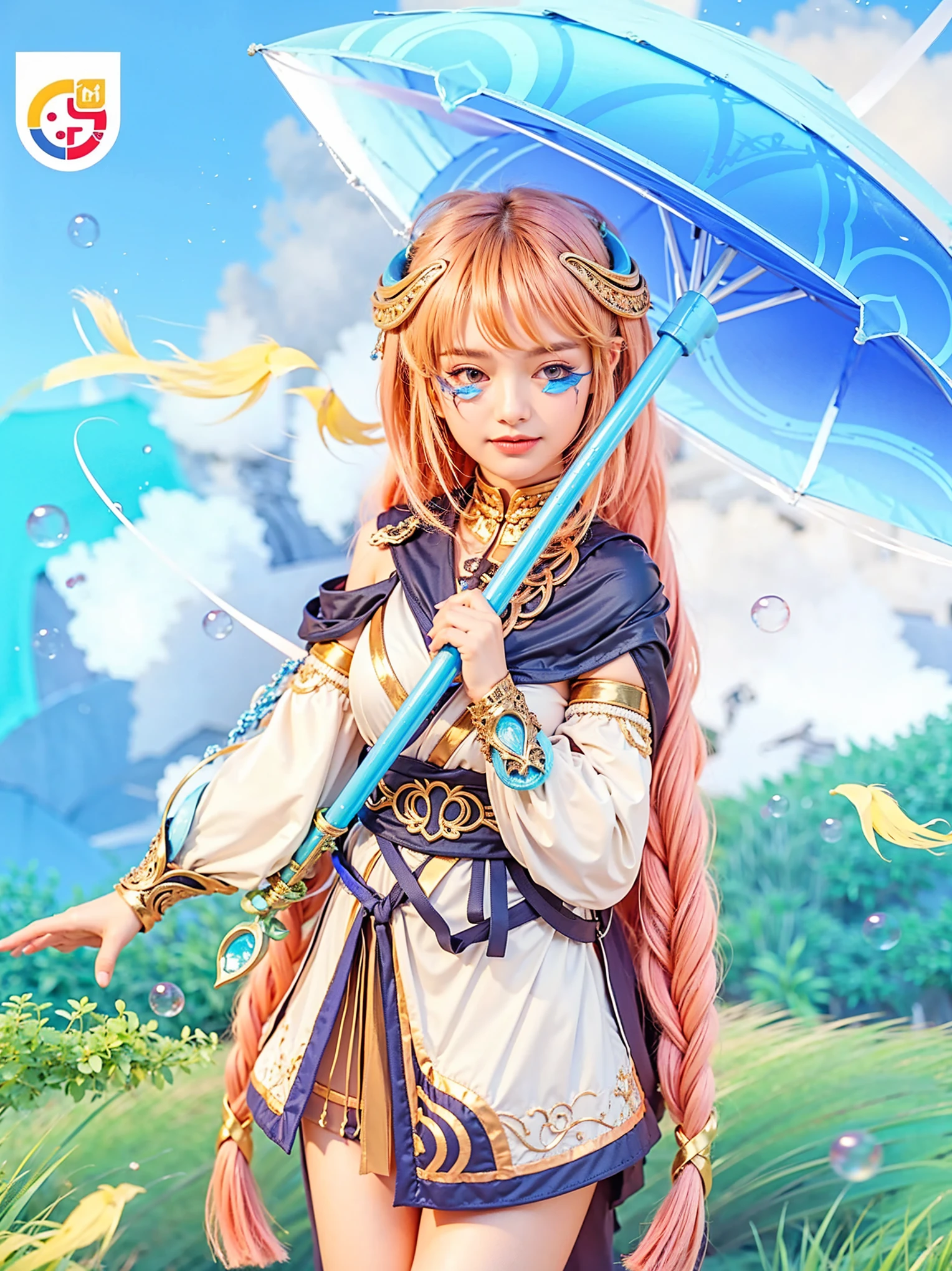 a close up of a 4 girls ,blonde hair , big booobs , shadowbringers cinematic, 4 k detail fantasy, a beautiful fantasy empress, game cg, xianxia fantasy, xianxia hero, 2. 5 d cgi anime fantasy artwork, cinematic goddess close shot, ruan jia and artgerm, wow 4 k detail fantasy, hyperdetailed fantasy character