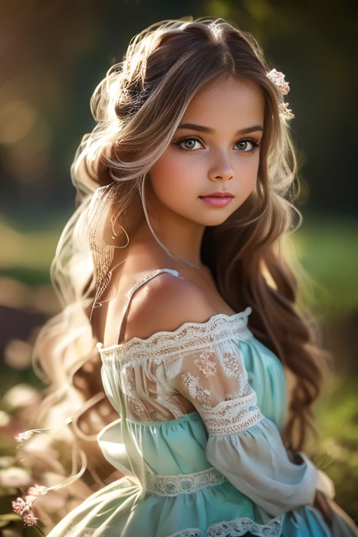 a beautiful ****ta girl, 1girl, elegant dress, long wavy hair, cute, kawaii, sparkling eyes, long lashes, perfect skin, soft lighting, pastel colors, fantasy, digital painting, (best quality,4k,8k,highres,masterpiece:1.2),ultra-detailed,(realistic,photorealistic,photo-realistic:1.37),intricate details, delicate, whimsical, dreamlike