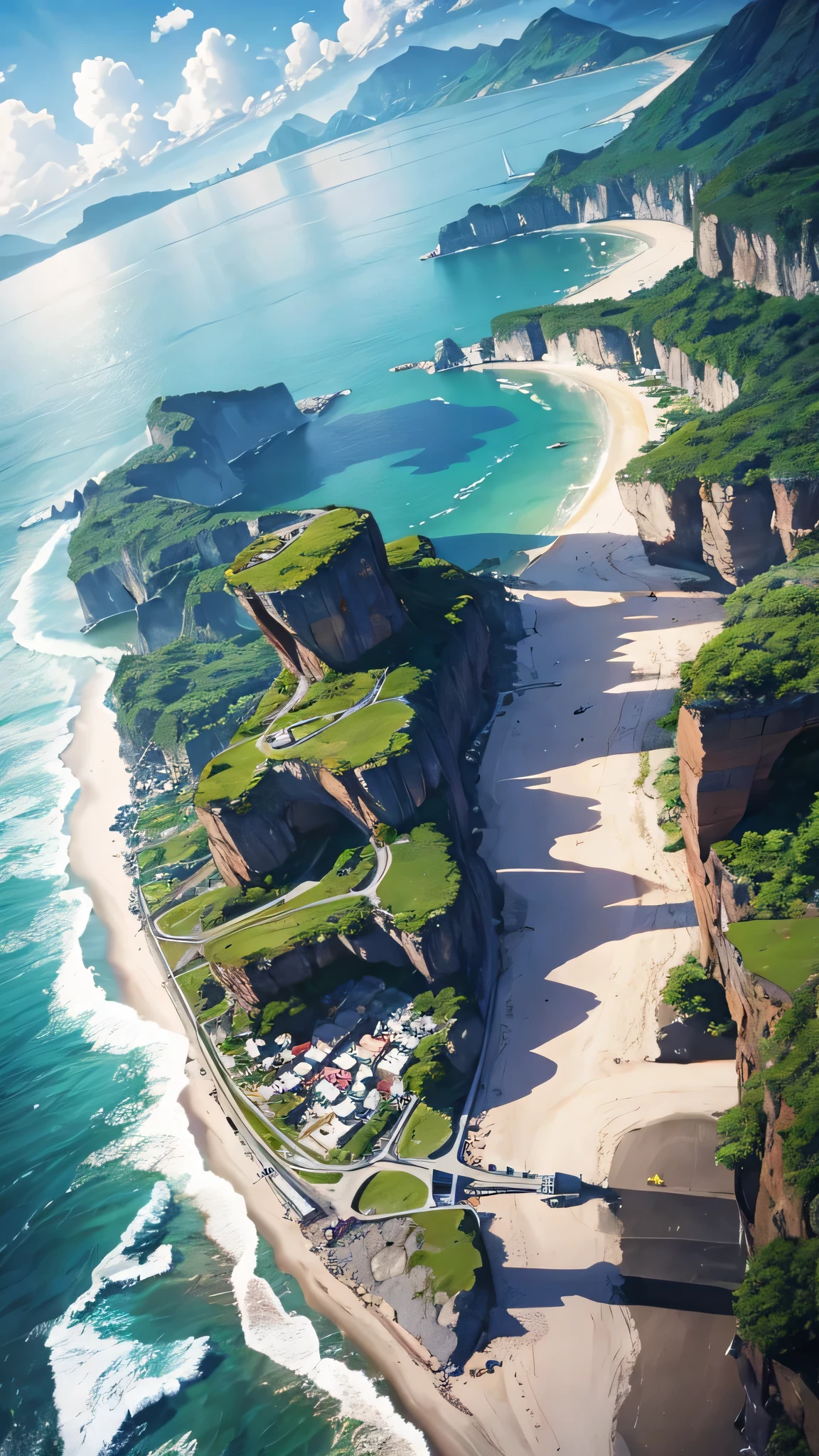 Highest quality、Highest quality、Masterpiece、girl((20-year-old、as soon as、Highest Bust、Medium Bust、Wide open chest、Red glowing eyes、Light Blue Hair、Disheveled Hair、Loincloth、thin、The best valley、Open chest、Full body view、White see-through、White Bikini、Lying down、Completely naked、Smile))、high quality、Beautiful Art、background((Ocean、Wave、beach、Palm tree))、flight、Flying Debris、Depth of text、movie、Visual Arts、Perfect Art、8K、Genuine、Special Angles