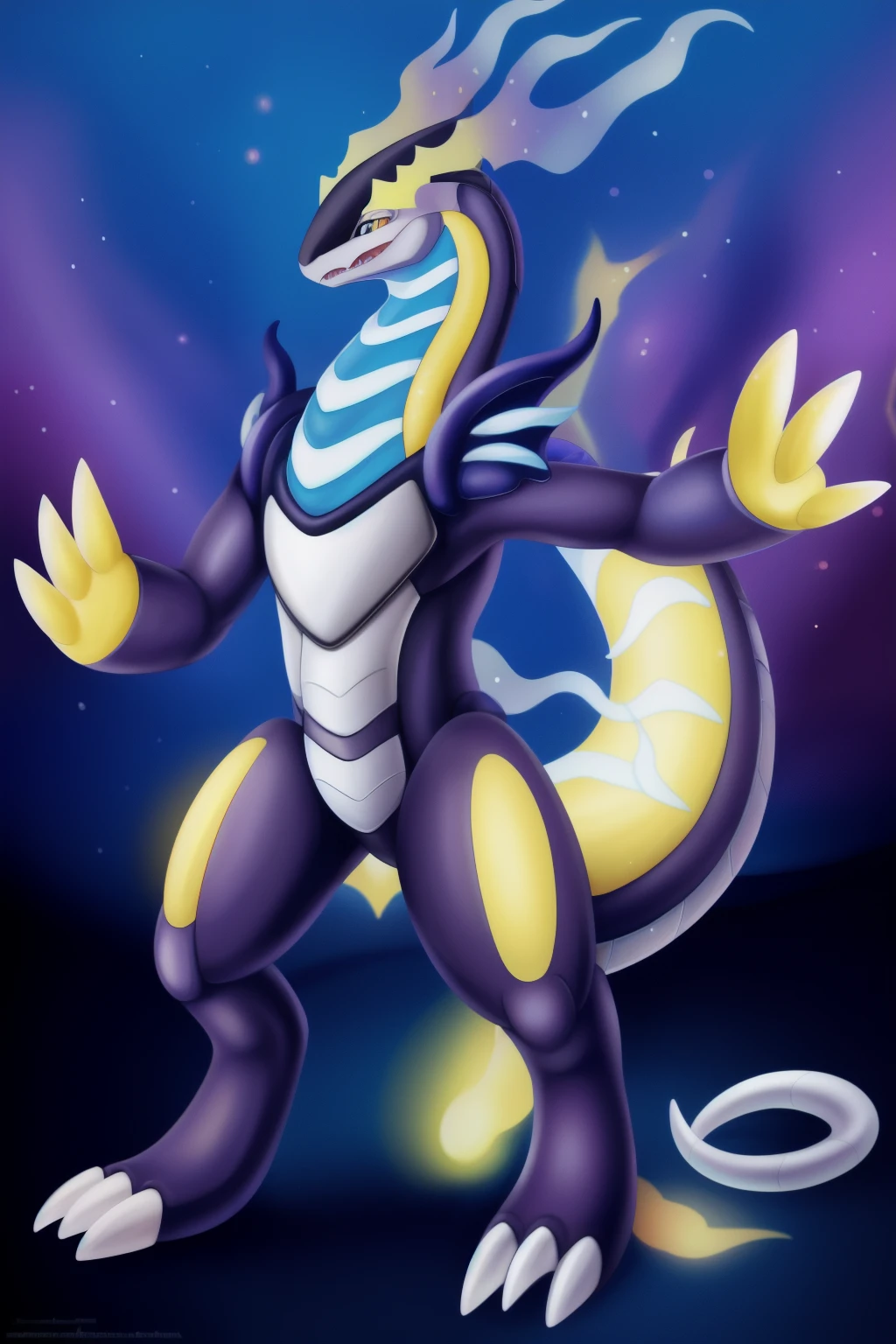 Anthro, Furry, scalie, Miraidon, transformation