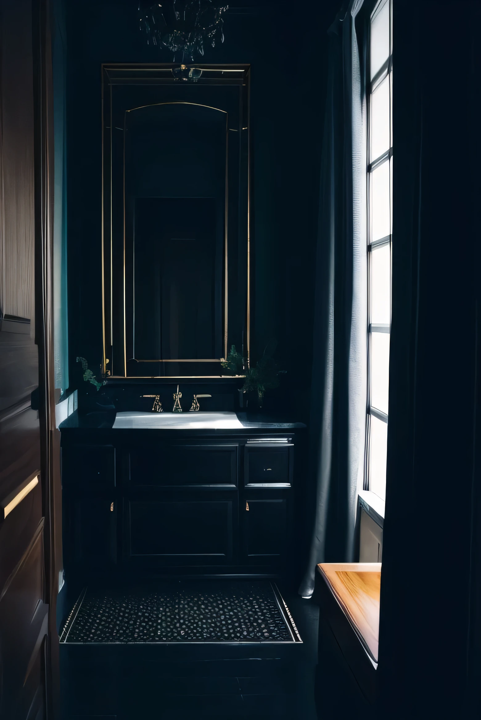 Stylish Dark Room