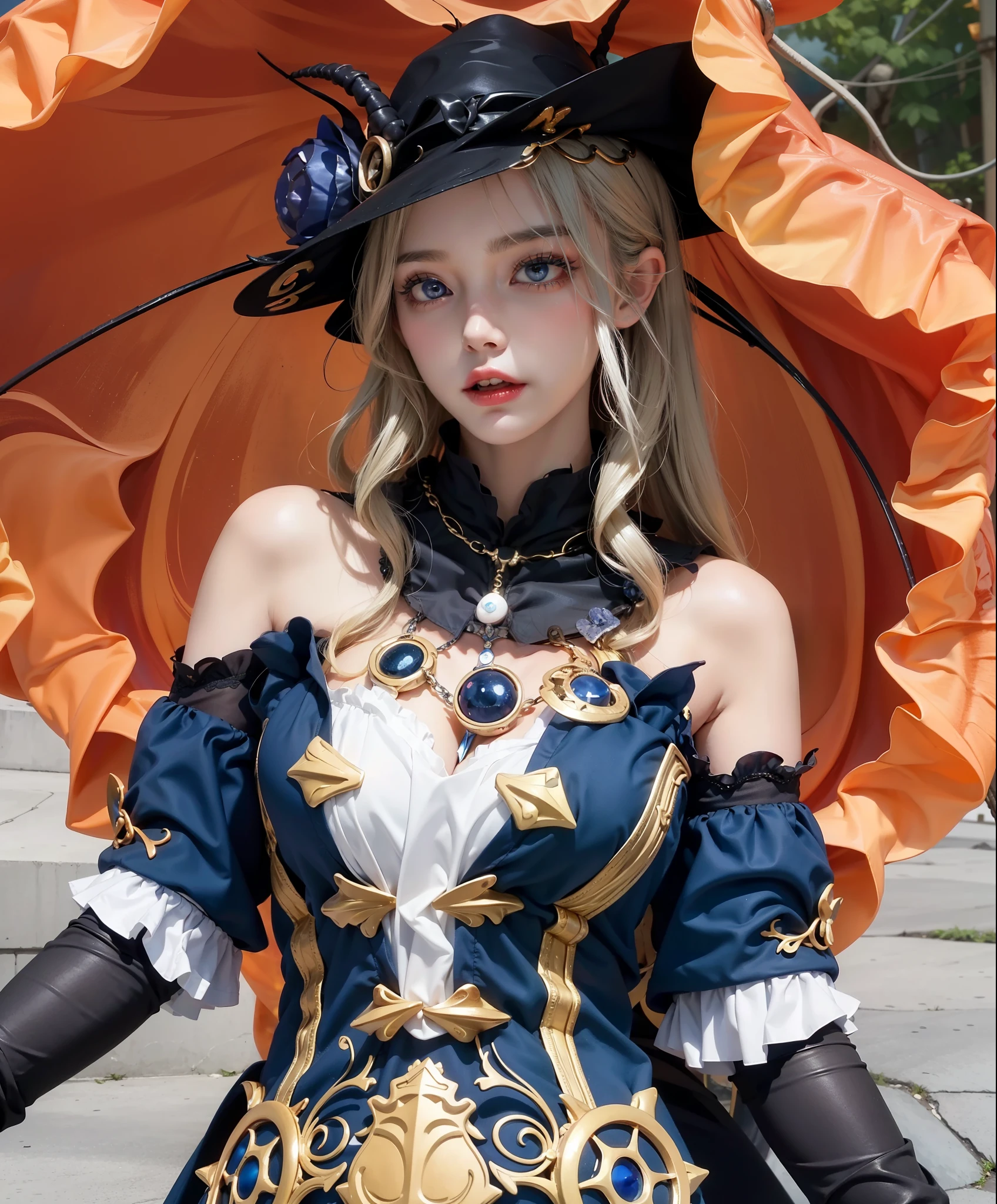 Detailed image quality,Pandora the Witch,wing, Succubus Theme,堕落Angel,Excellent,scary,Secret Terror,Tentacles,With eyes,Uncanny Valley Effect,Beast Blood Moon,skeleton,vampire,Hellfire,Dark Queen,Angel,magician magic witch,16岁Angel,Eyes are blue(Pupils as deep as the starry sky),beautiful princess,