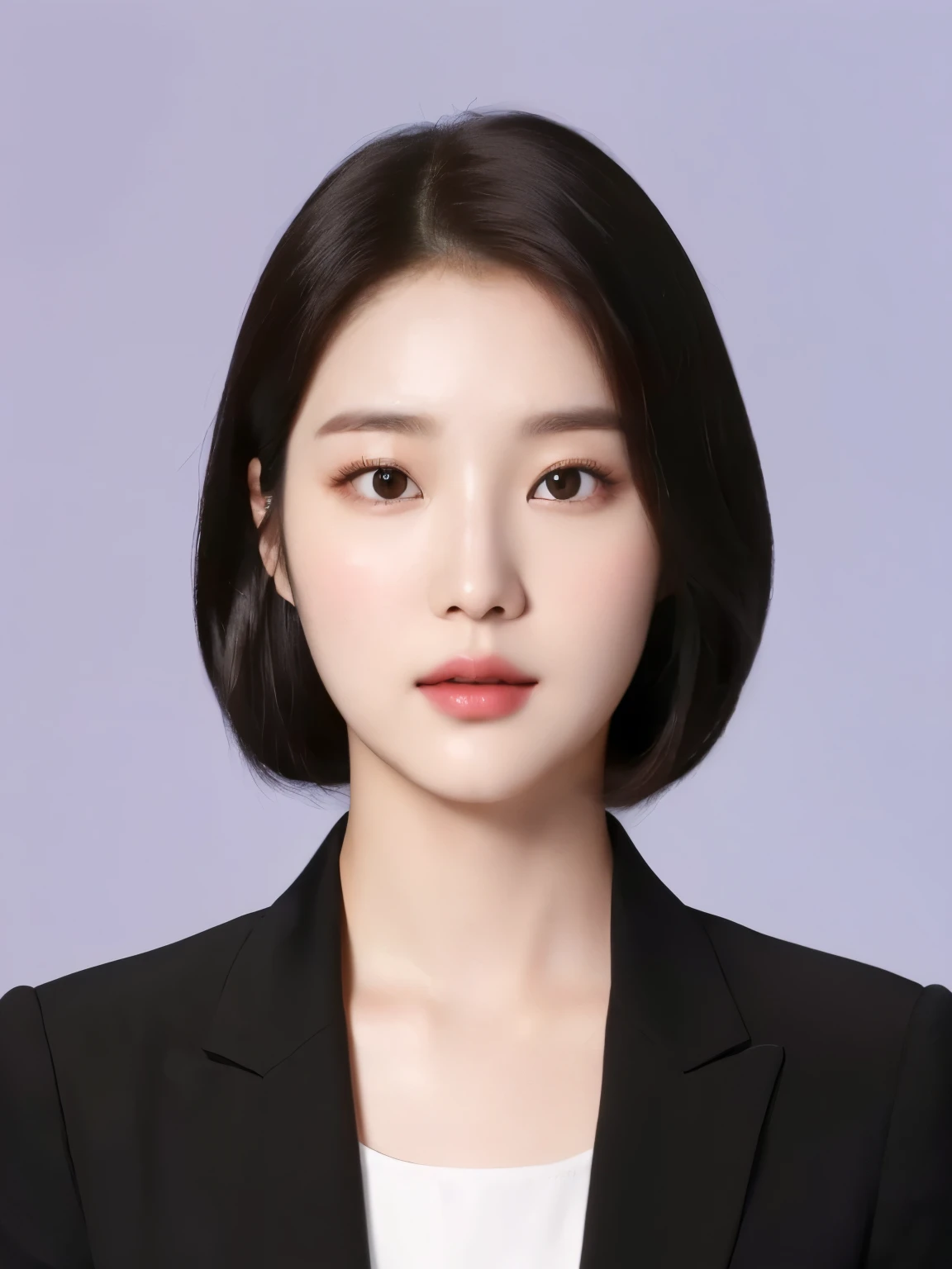 best quality, masterpiece, ultra high resolution, Close-up of a woman with long black hair and a black shirt, Jaeyeon Nam, Lee, Ji - Eun, Lee, Ji - Eun, Heonhwa Choi, Jinyoung Shin, Please park from the minute, Jiyoung Kwak, Young and lovely Korean face, Southeast Asian with a round face, Hwangse - It is, Korean female actresses, korean girl