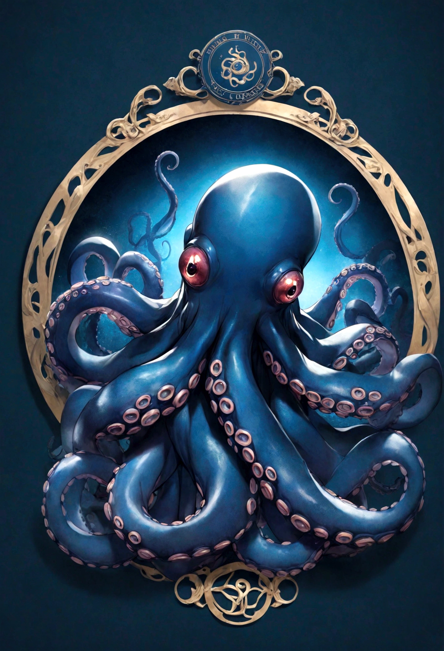 (masterpiece)), ((best quality)), (ultra-detailed), nsfw, (in the sea),((big octopus)),(((many tentacles strongly bound waist))),a cute girl, 1girl, solo, (white girly onepiece dress),(both wrists tied above the head ), ((thin waist)),large breast, slim, slender, bdsm,beautiful pinkbrown hair, beautiful blue eyes, (beautiful eyes), long hair,troubled expressio