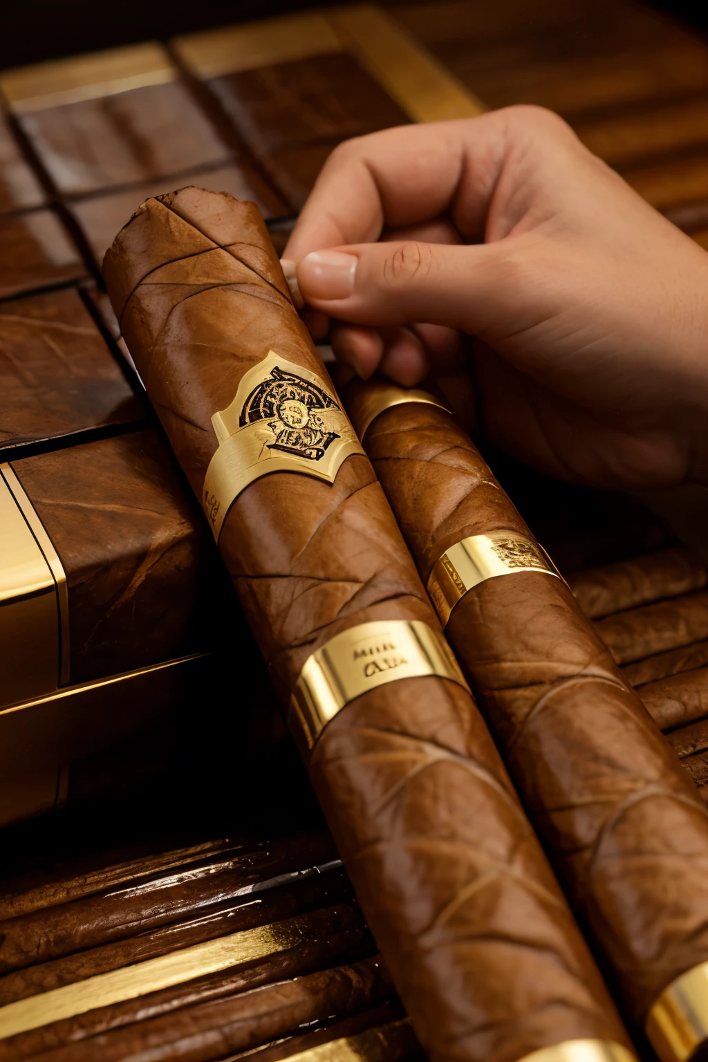 Luxury cigar label
