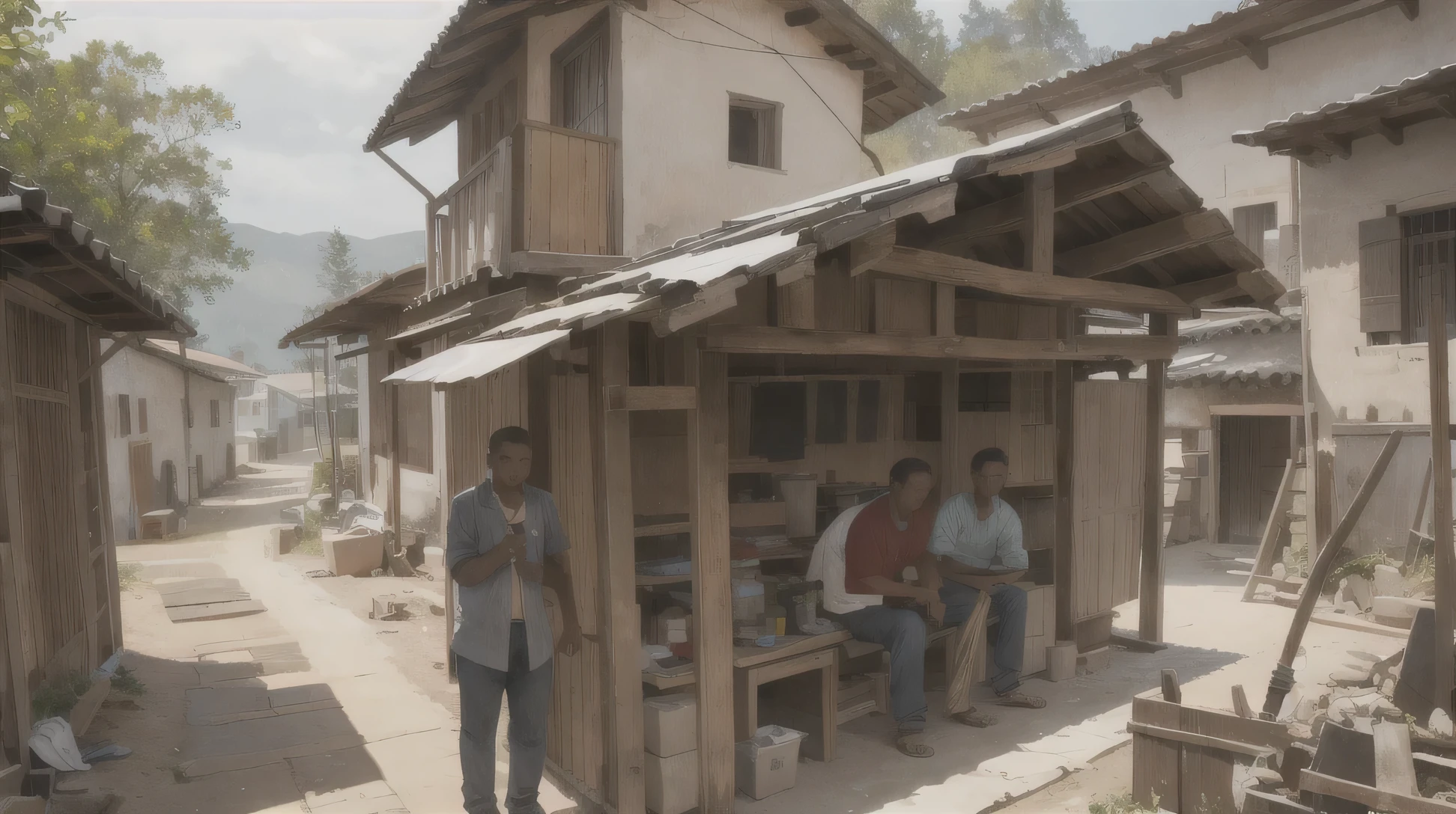 

He tests new ideas, constantly creates and improves tools to help his family and people in the village