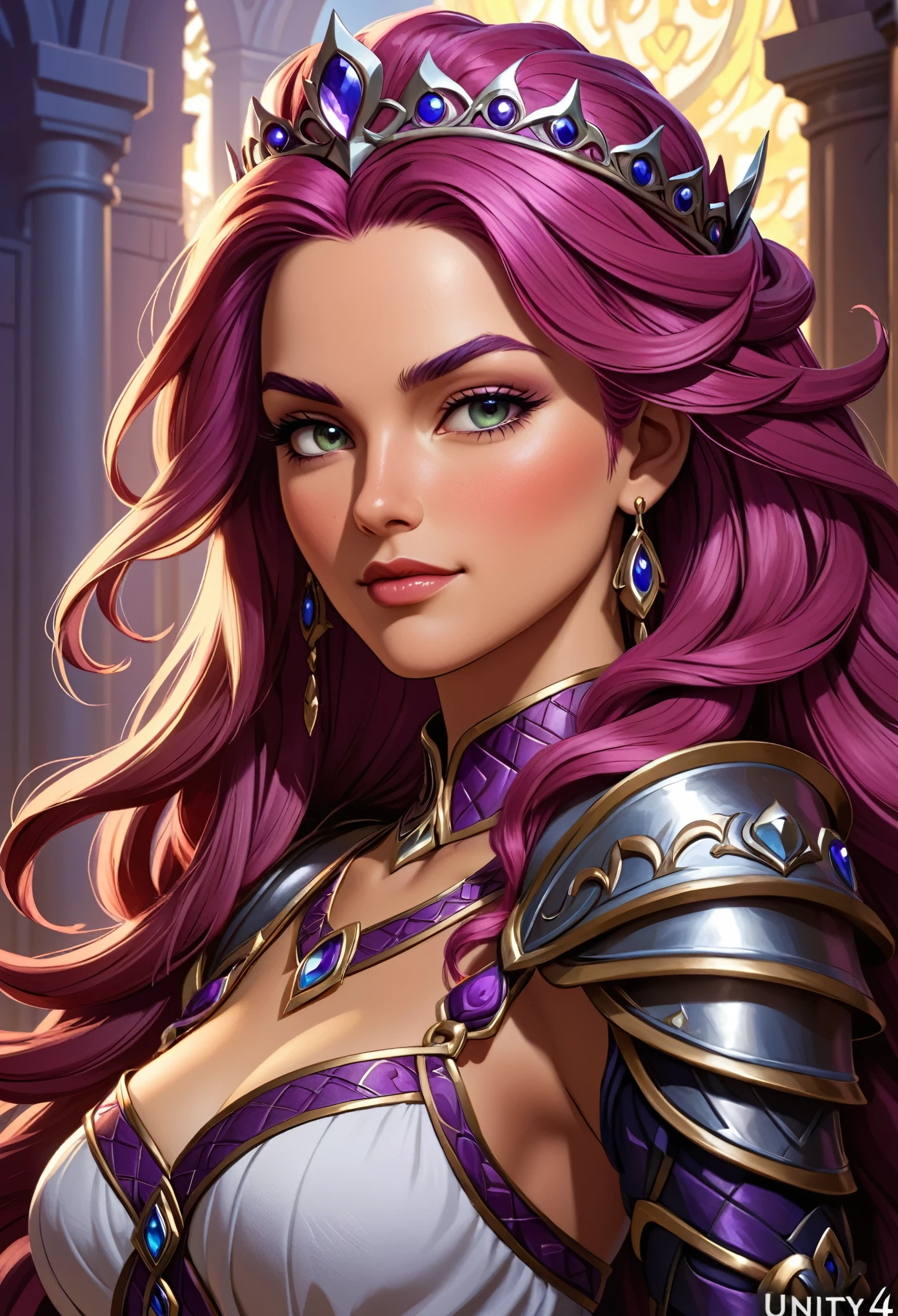 queen maeve,(extremely detailed CG unity 4k wallpaper),(masterpiece),(best quality),(ultra-detailed),(best illustration),(best shadow),(absurdres),(detailed background), Detailed face, Detailed hair, Close up,, smirk, sultry look