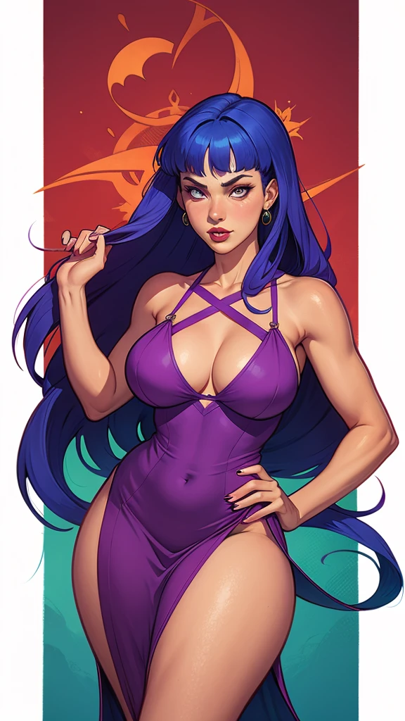 mulher arafada em um vestido vermelho com um morcego ao fundo, morrigan, Morrigan Aensland, ross tran 8k, alena aenami and digite germe, succubus in tight short dress, cosplay realista, even model | digite germe, cosplay de anime, digite germe and wlop, Mulher fantasia, succubus in sundress portrait