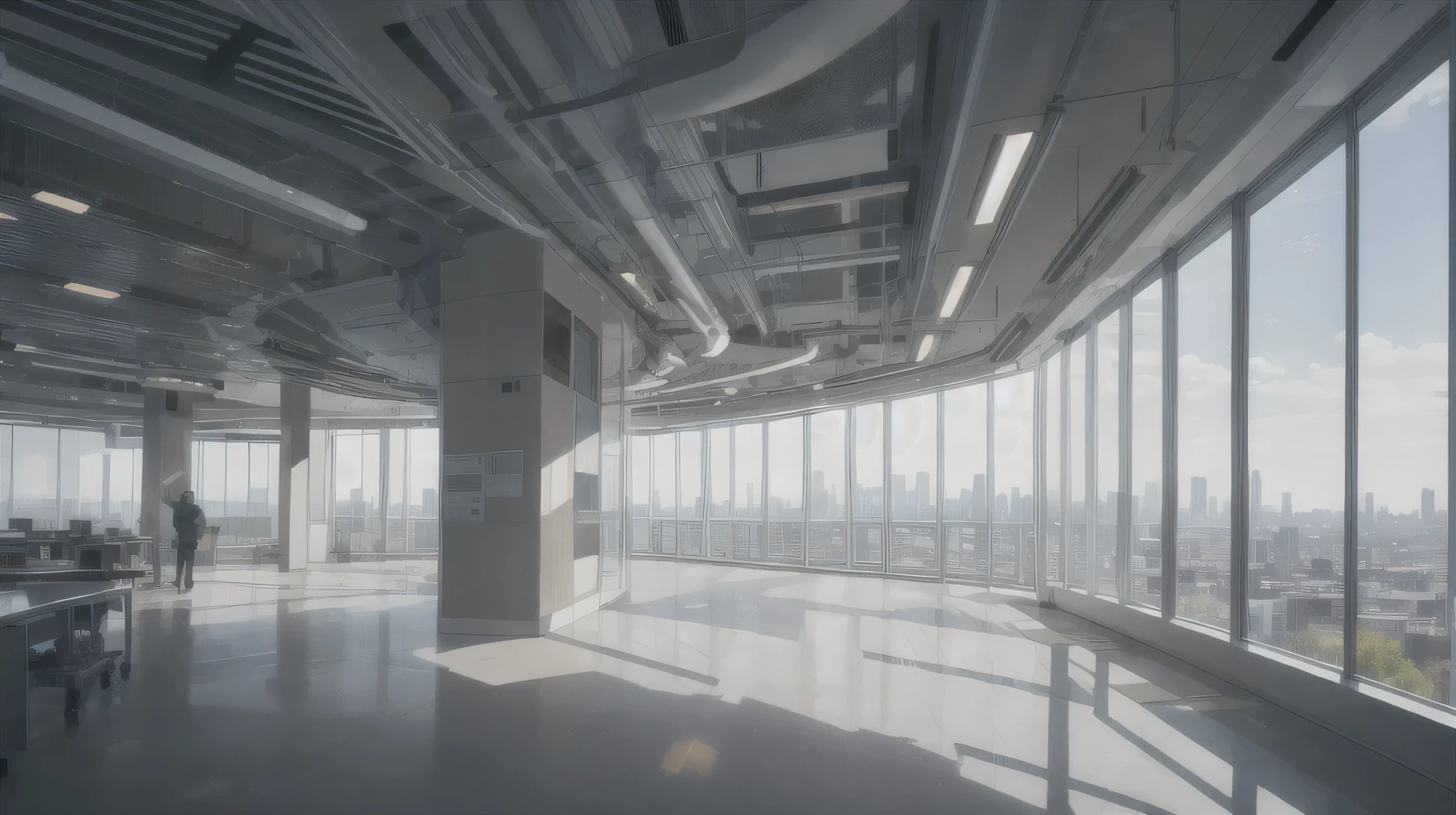 Lyra's technology center is a high-rise building with modern architecture, transparent glass walls allowing panoramic views of the city. Inside, the laboratories and classrooms are equipped with high-tech machinery and equipment.