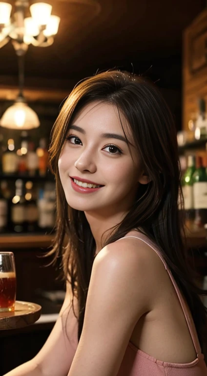 smiling woman, in a bar
cumhair , hair
masterpiece, 8k, raw photo, ultra realistic, highly detailed