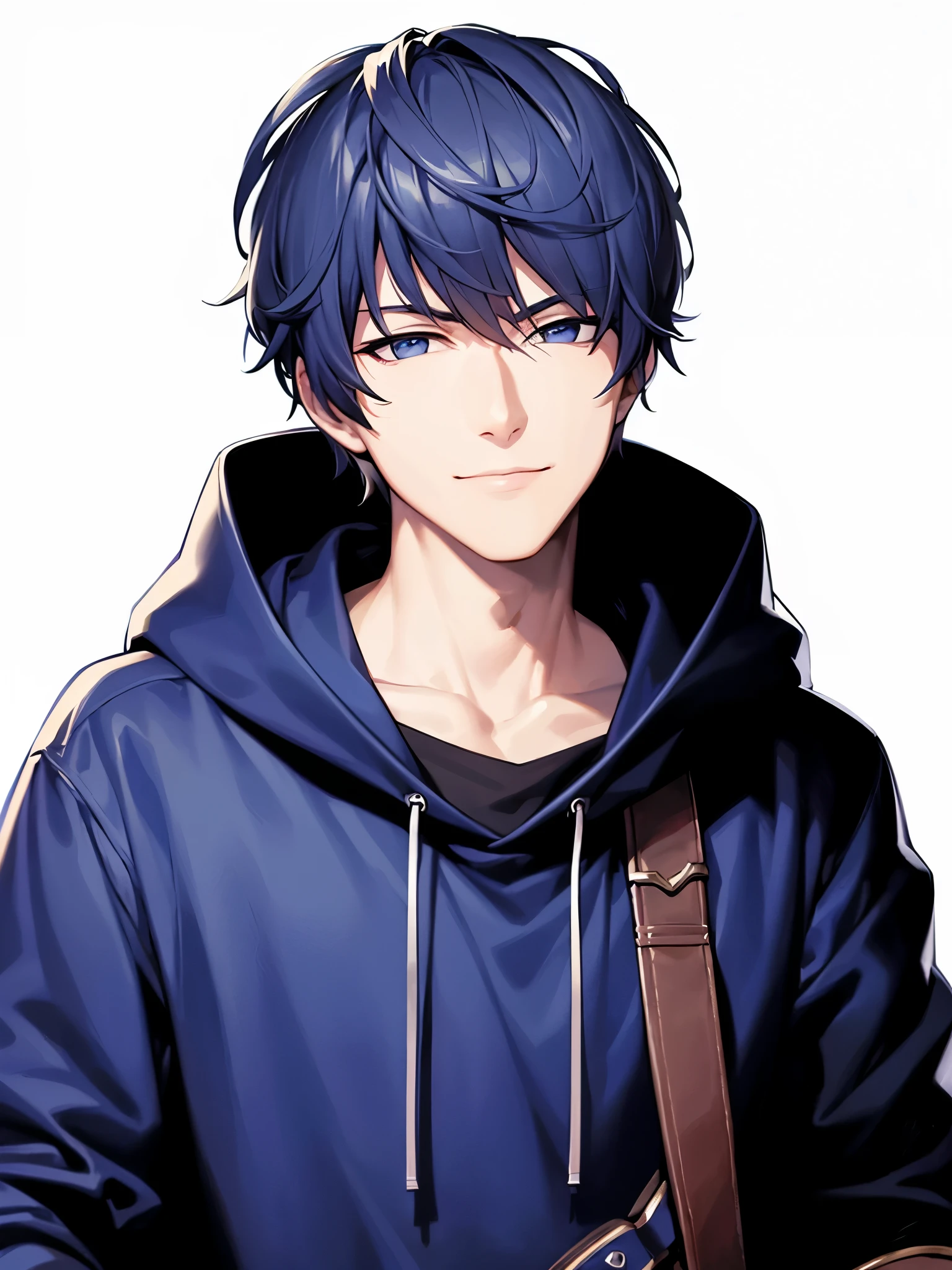 a handsome guy、Serious expression、Cool and beautiful face、Highly Detailed CG Unity 8K Wallpaper, (super masterpiece, Beautiful person, well detailed face polluted smile, It's photorealistic, Hyperrealistic)Cool and handsome face、evil smile face